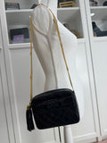 Chanel Patent Chain Detail Camera Bag