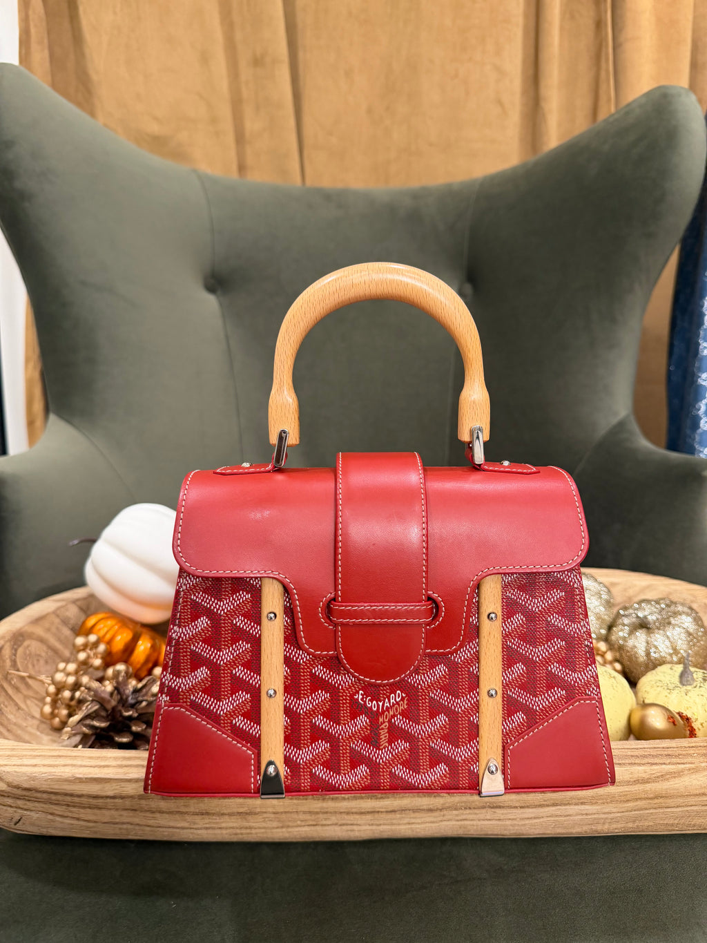Goyard Mini Saigon Red