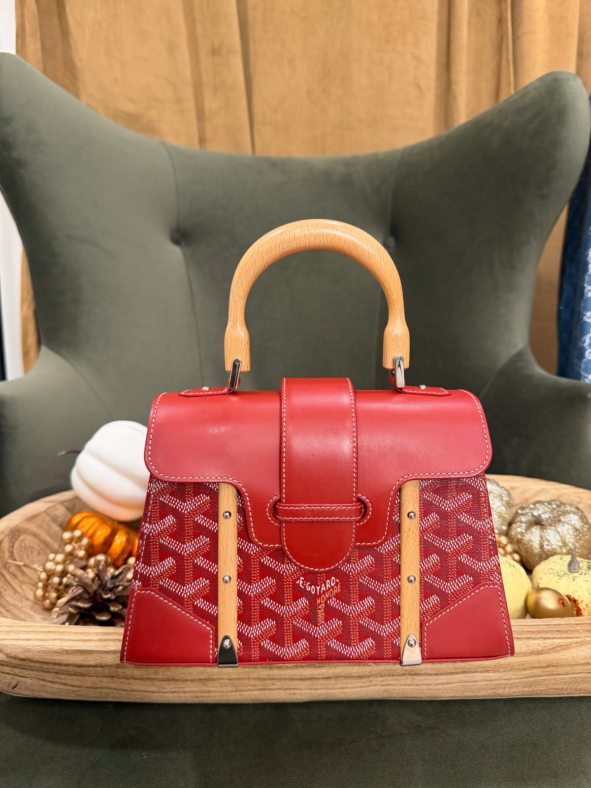 Goyard Mini Saigon Red