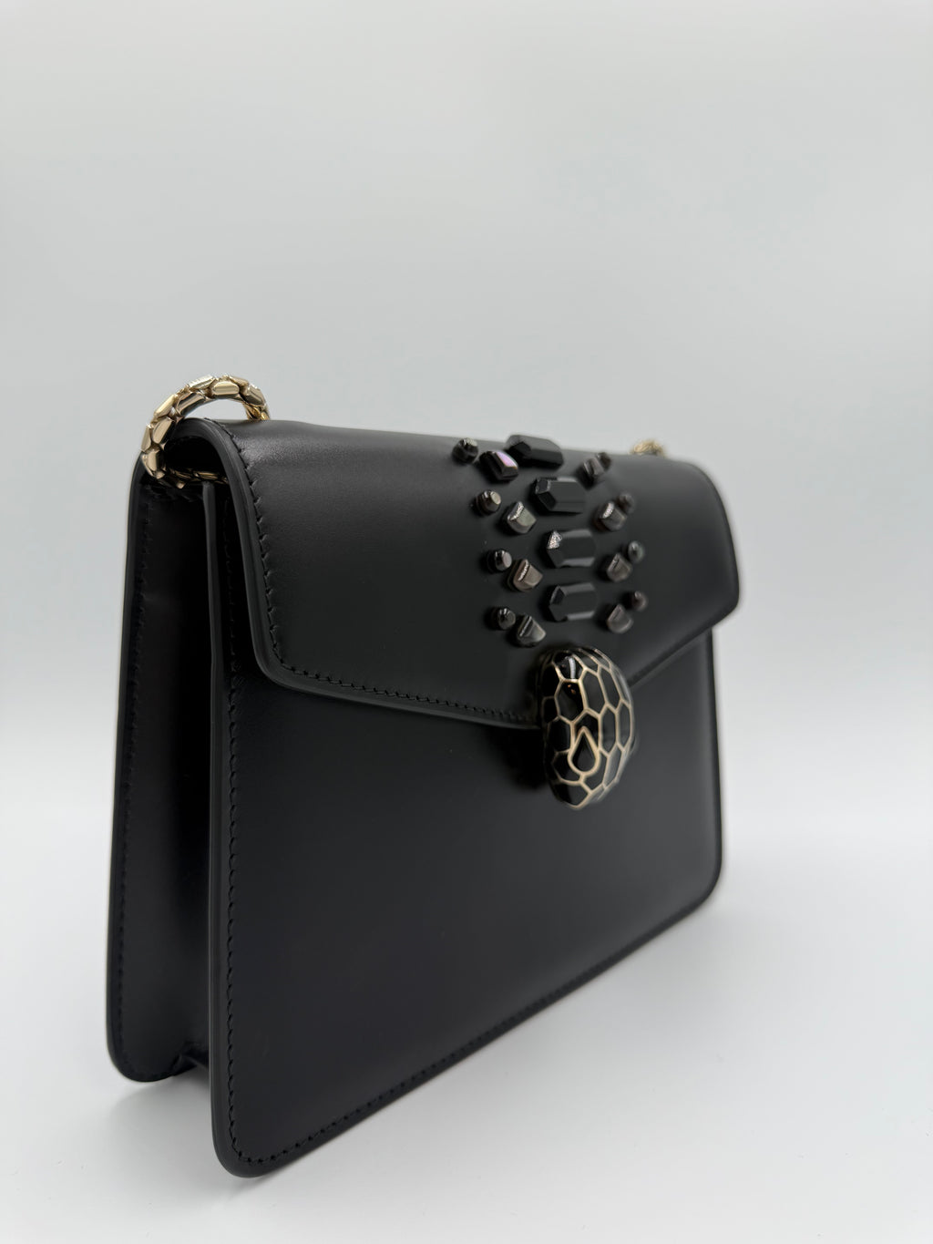 Bvlgari Black Crossbody + Shoulder
