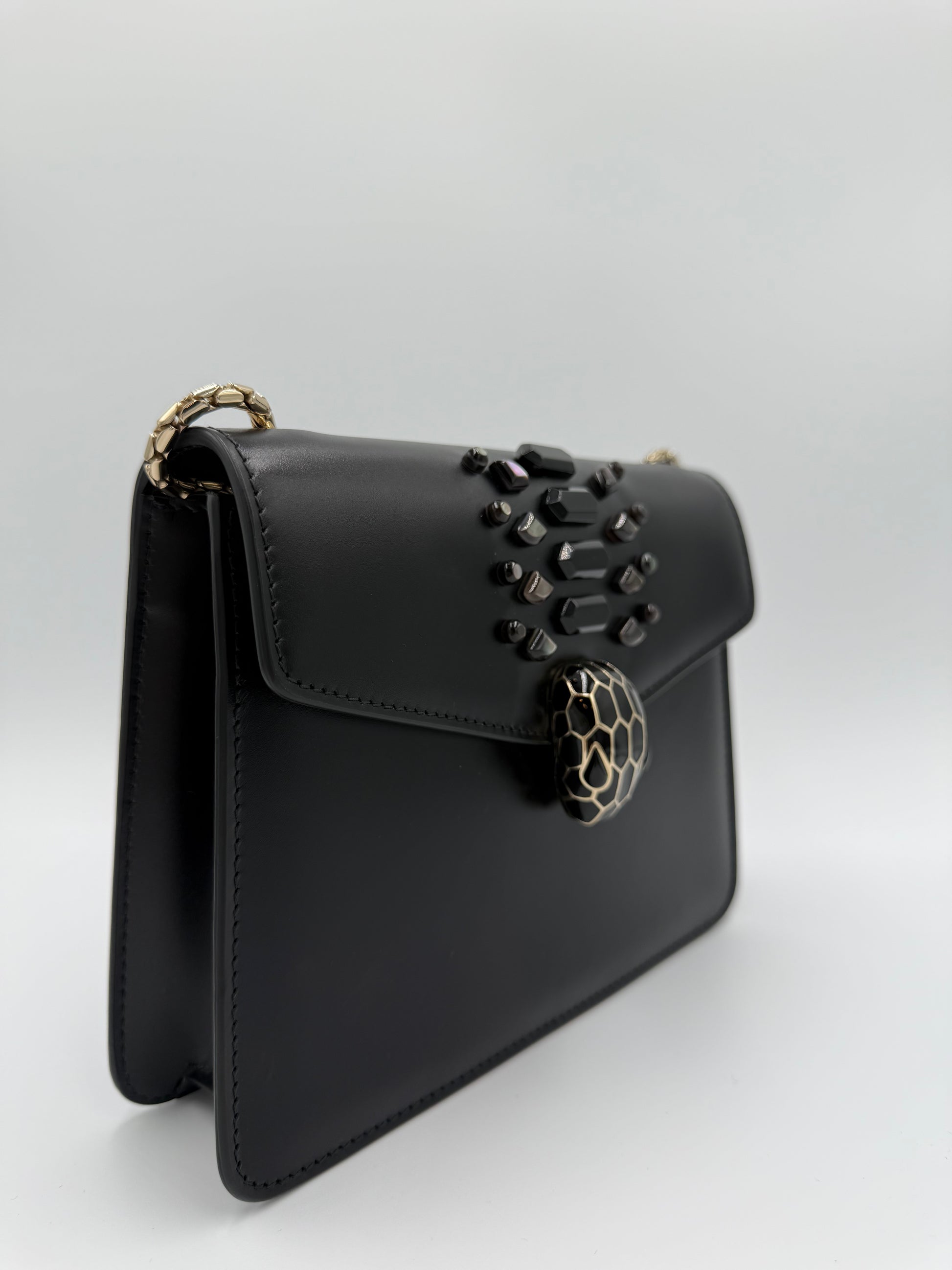 Bvlgari Black Crossbody + Shoulder