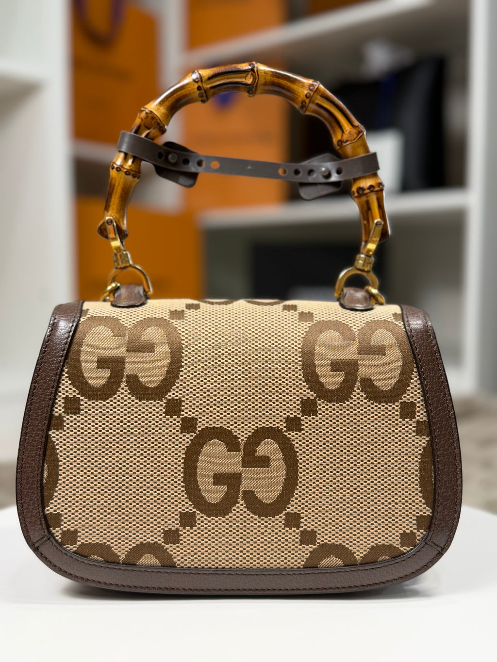 Gucci Bamboo Top Handle Crossbody
