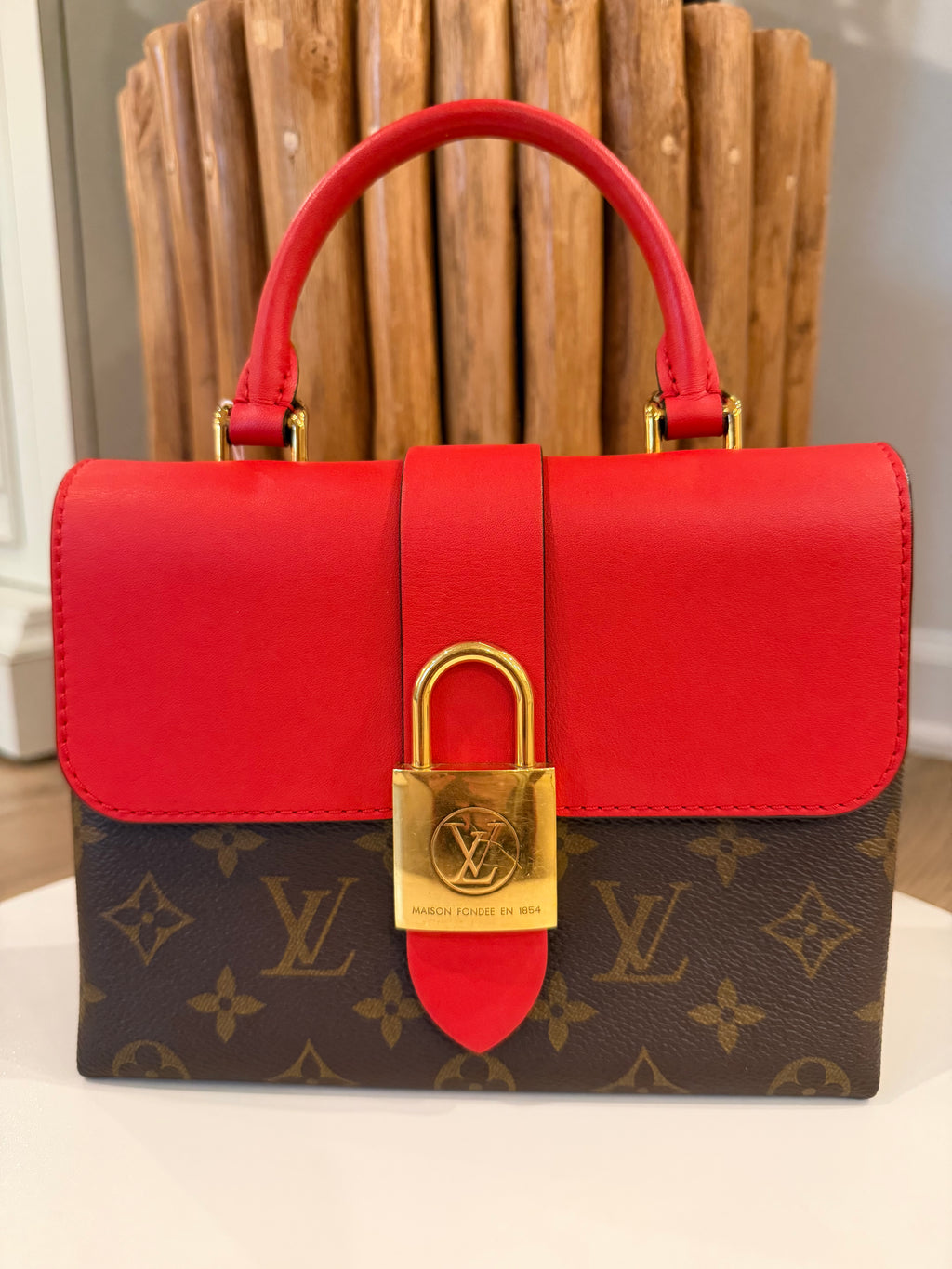 Louis Vuitton Red Locky