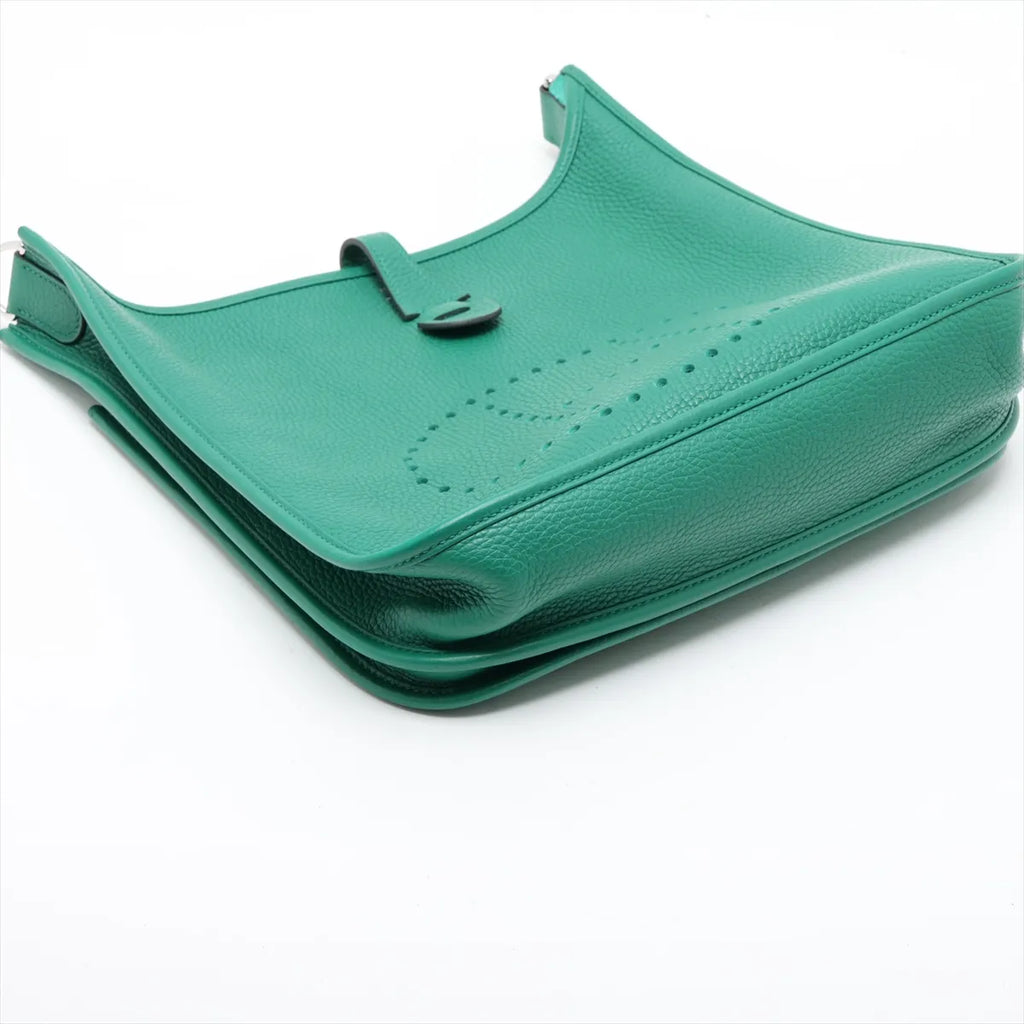 Hermes Evelyn III 29 PM Taurillon Clemence Vert Vertigo Stamp A