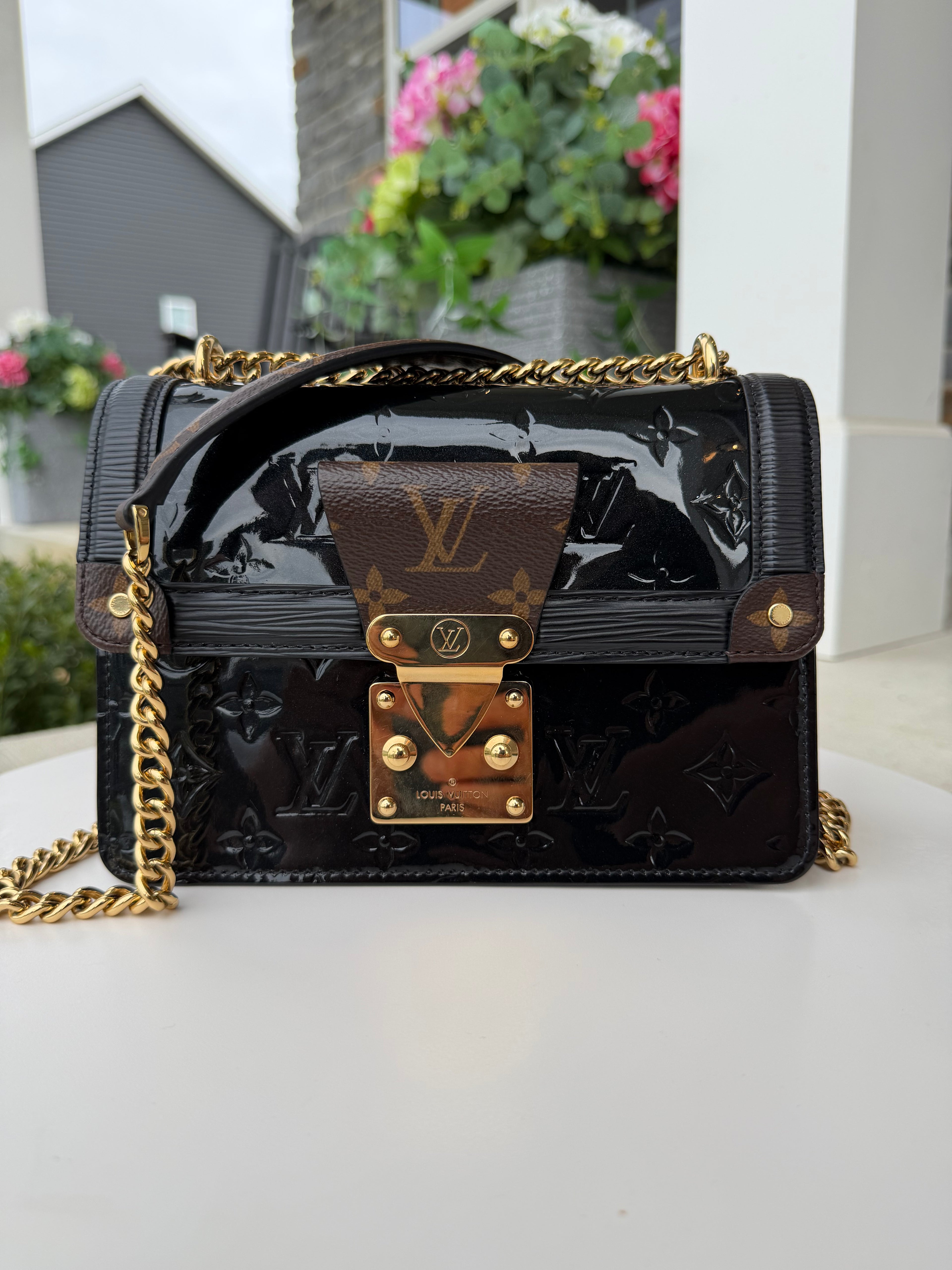 Louis Vuitton Patent Black Crossbody