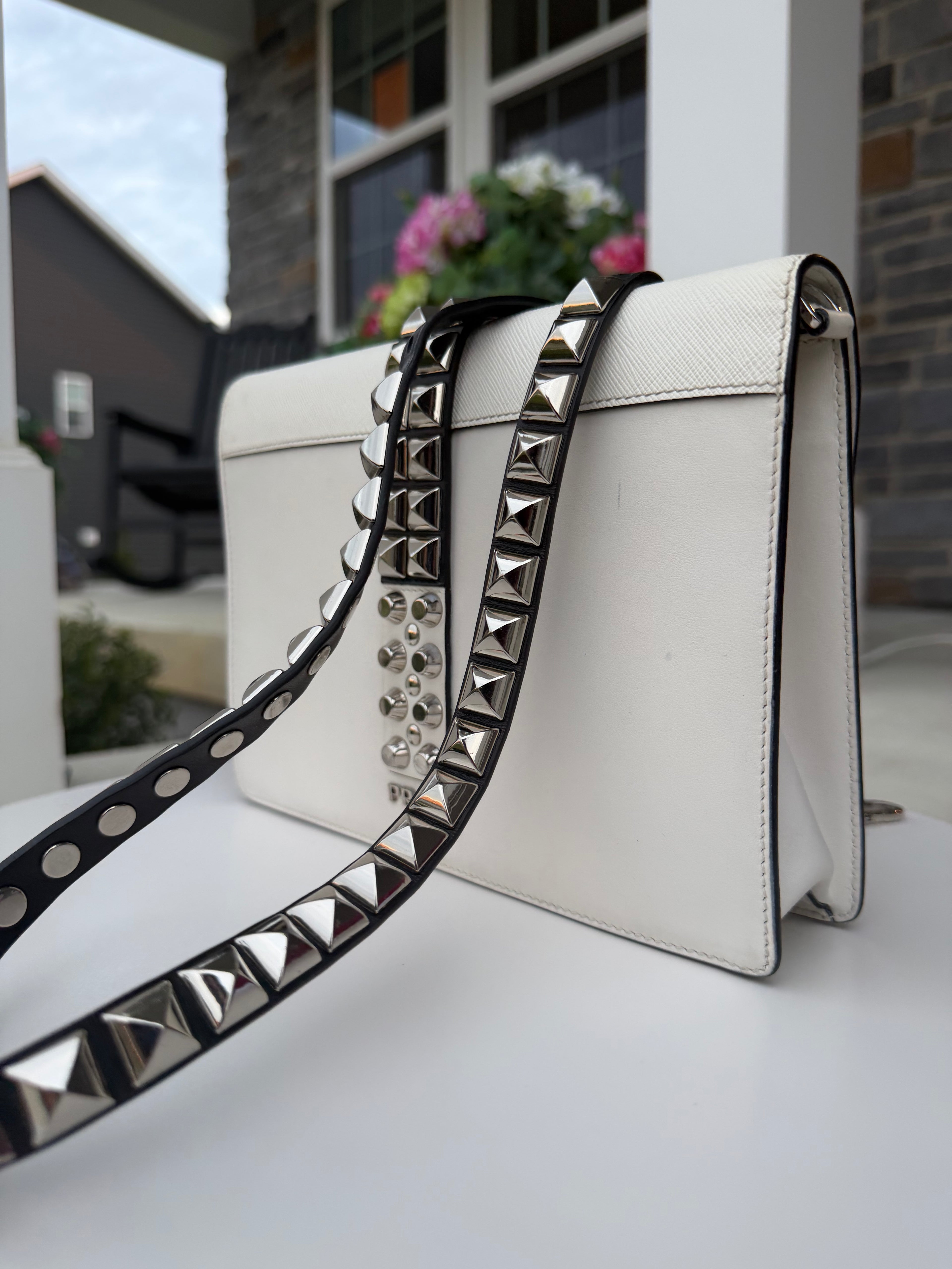 Prada White Crossbody