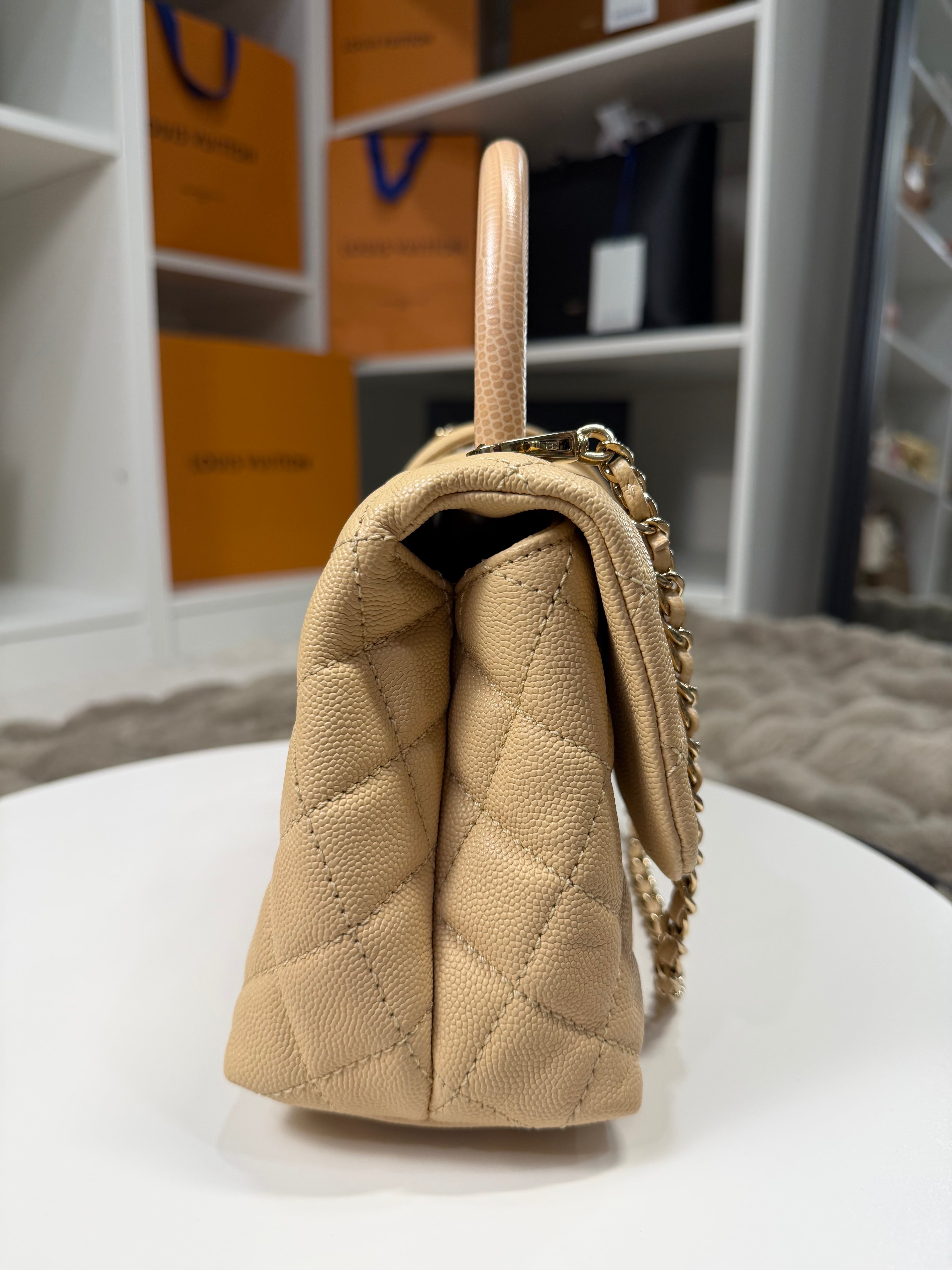 Chanel Coco Handle Beige Mini