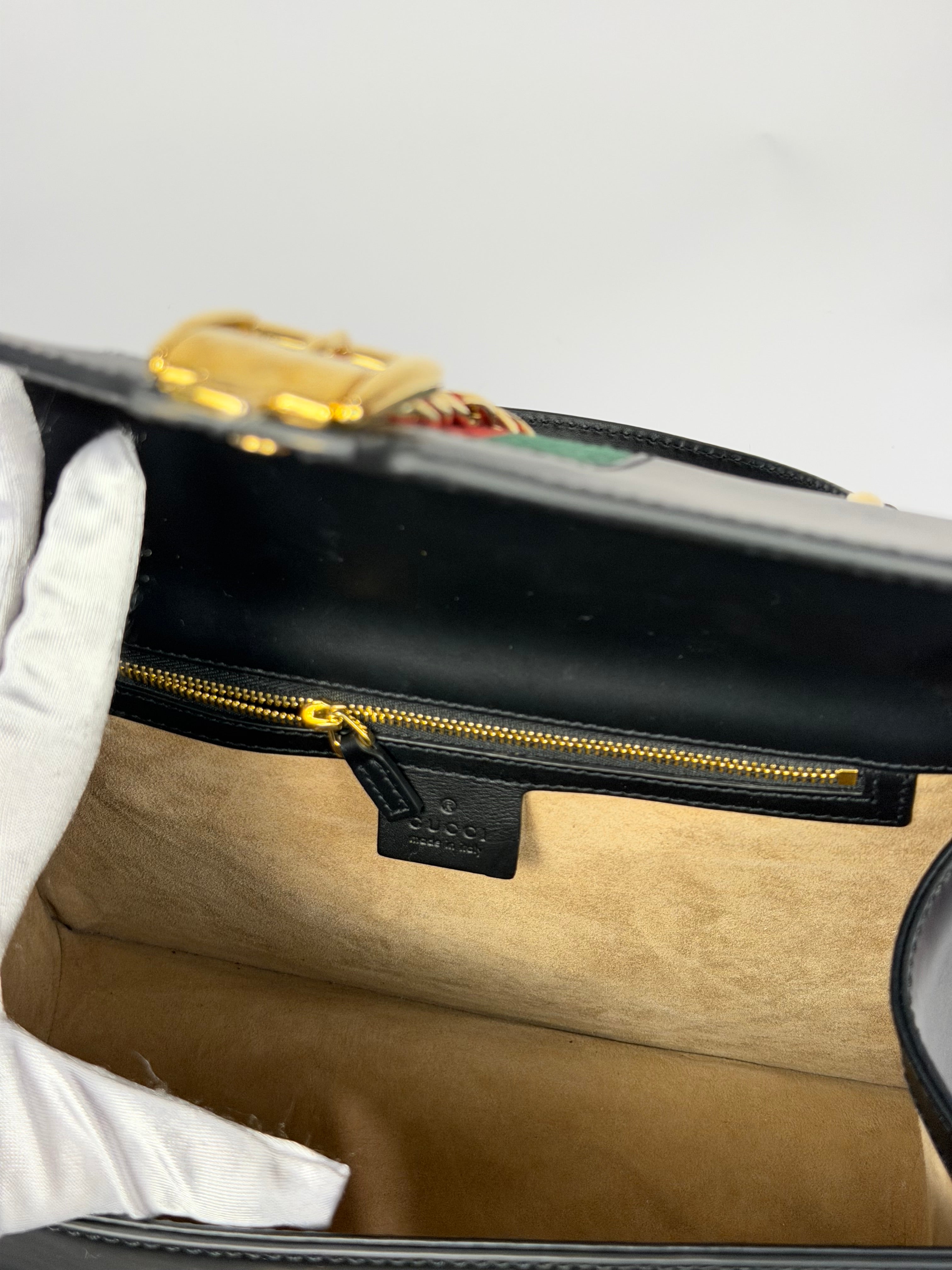 Gucci Black Two Way Handbag