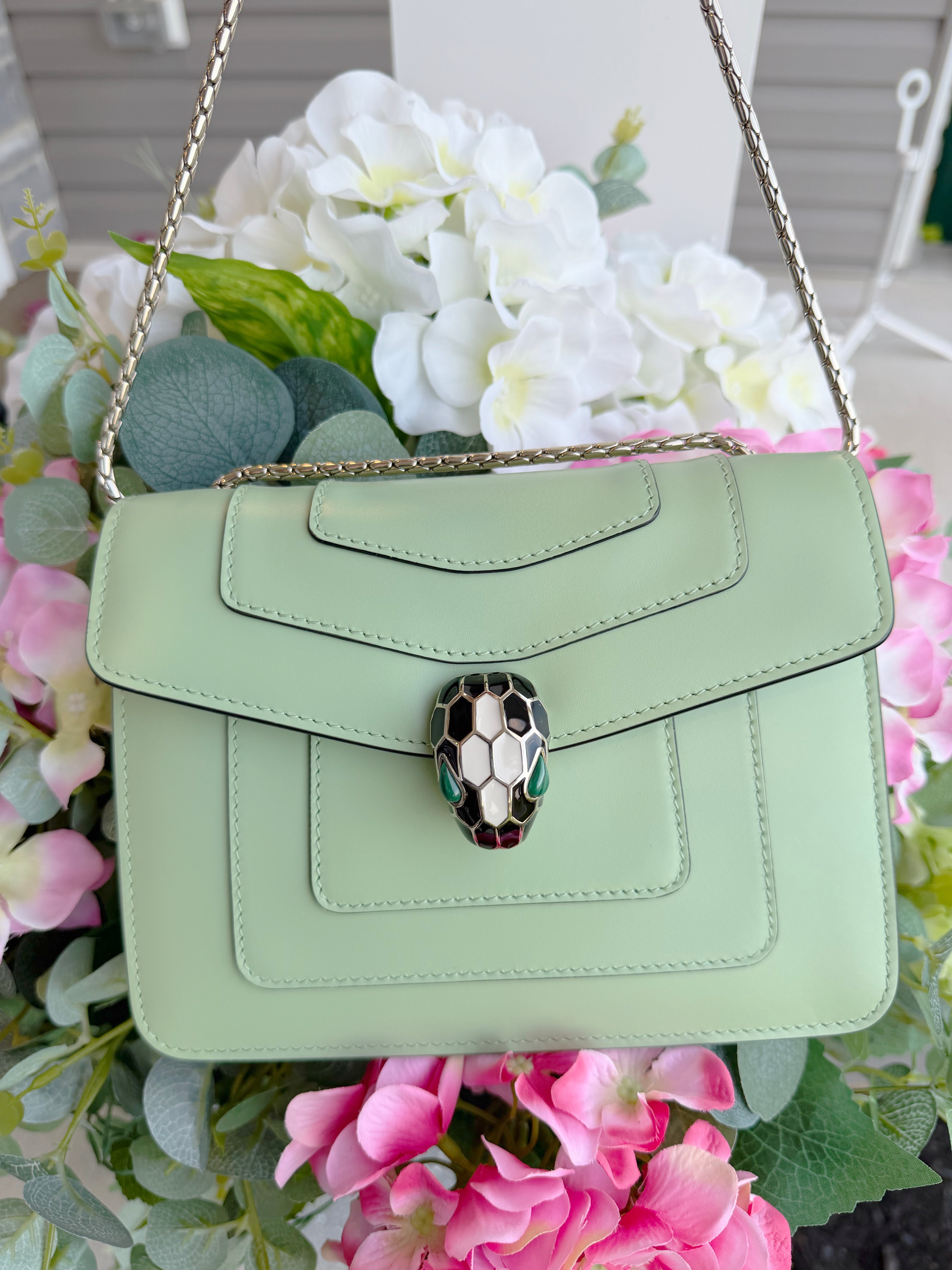 Bvlgari Small Forever Serpenti Green
