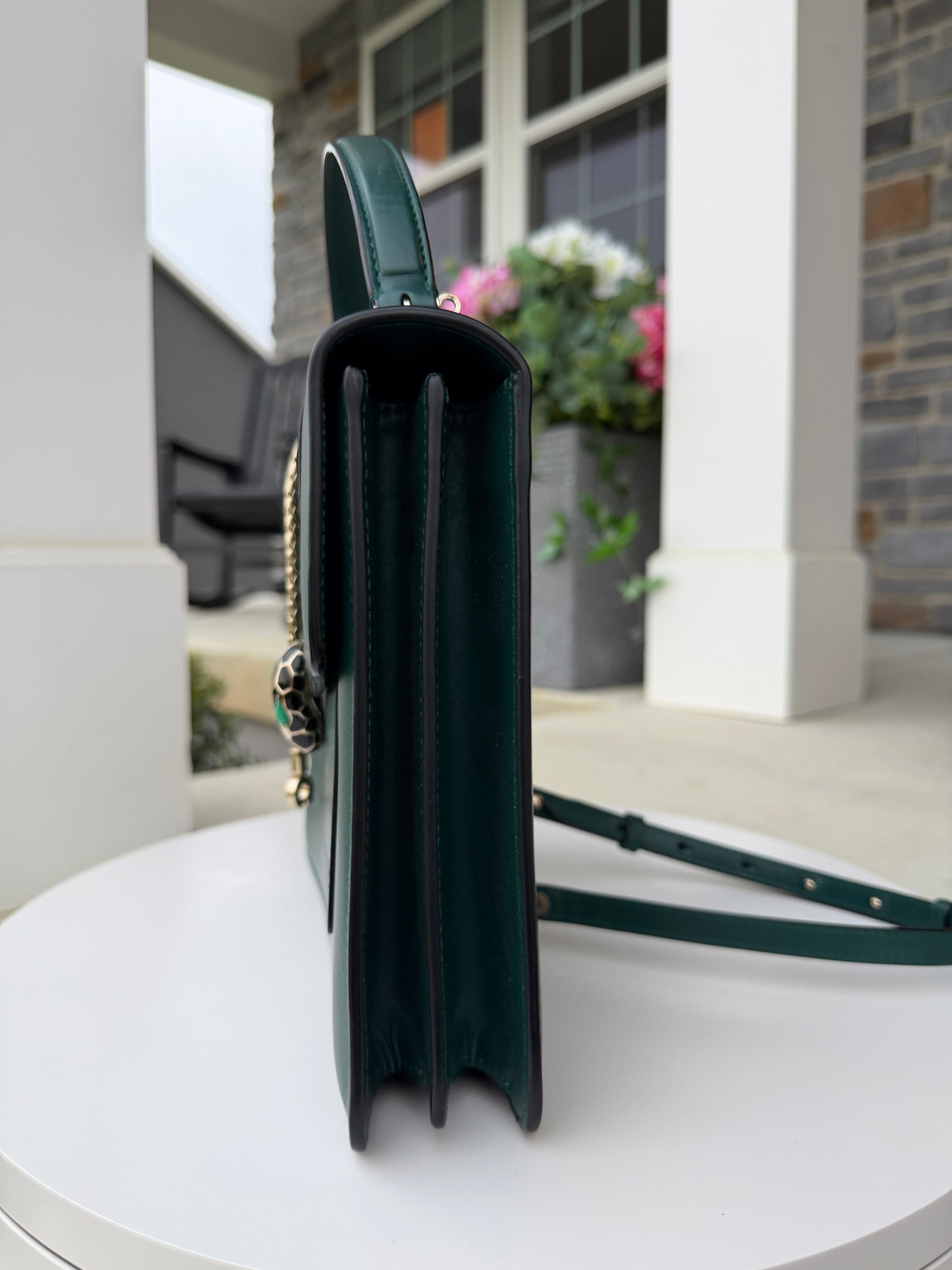 Bvlgari Green Top Handle