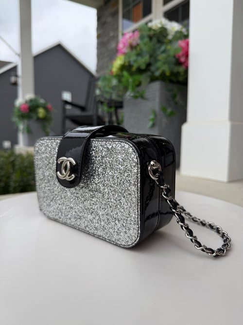 Chanel Crossbody Patent Black