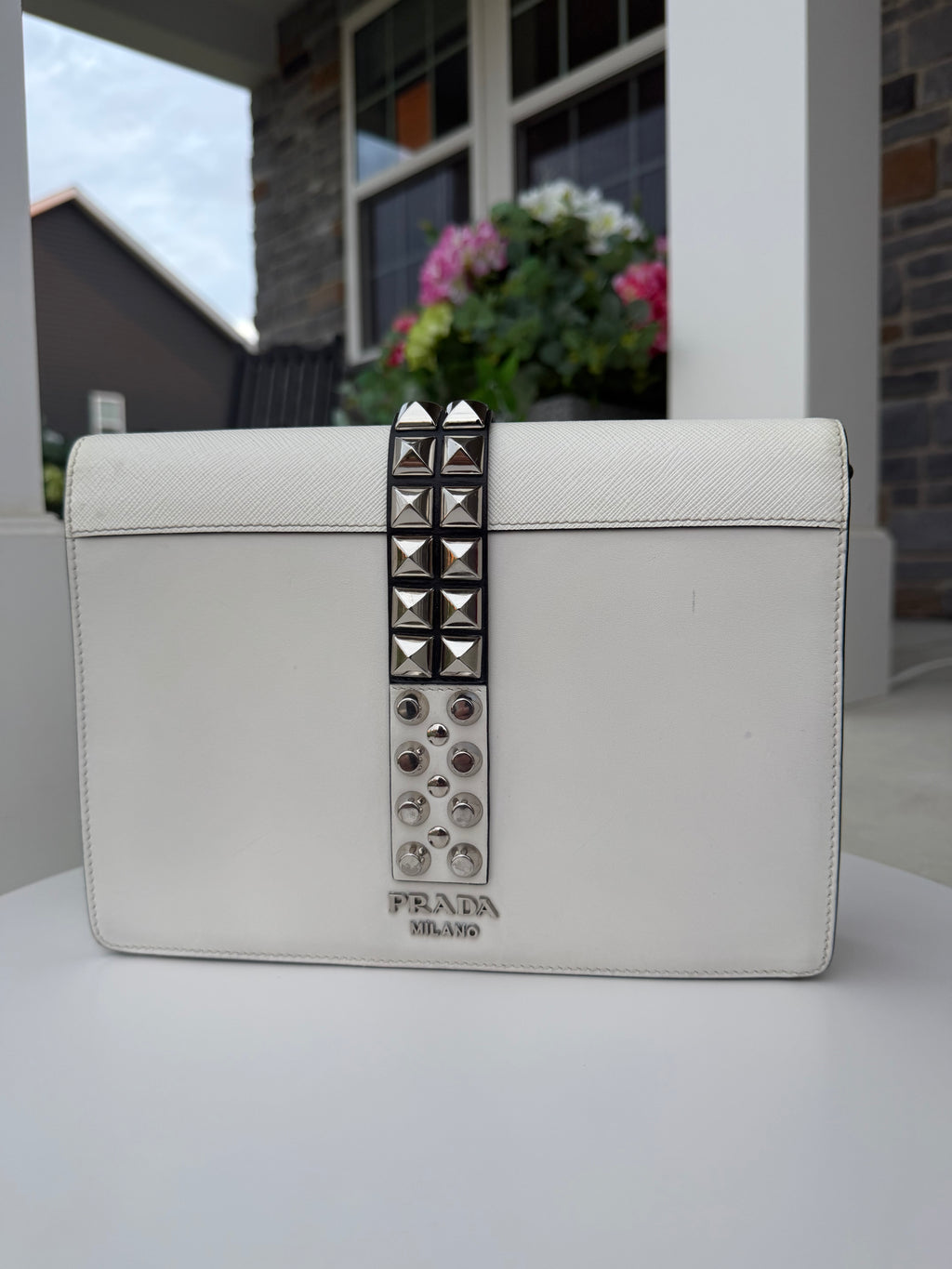Prada White Crossbody