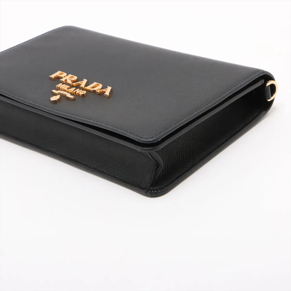 Prada Saffiano Leather Mini Bag Black