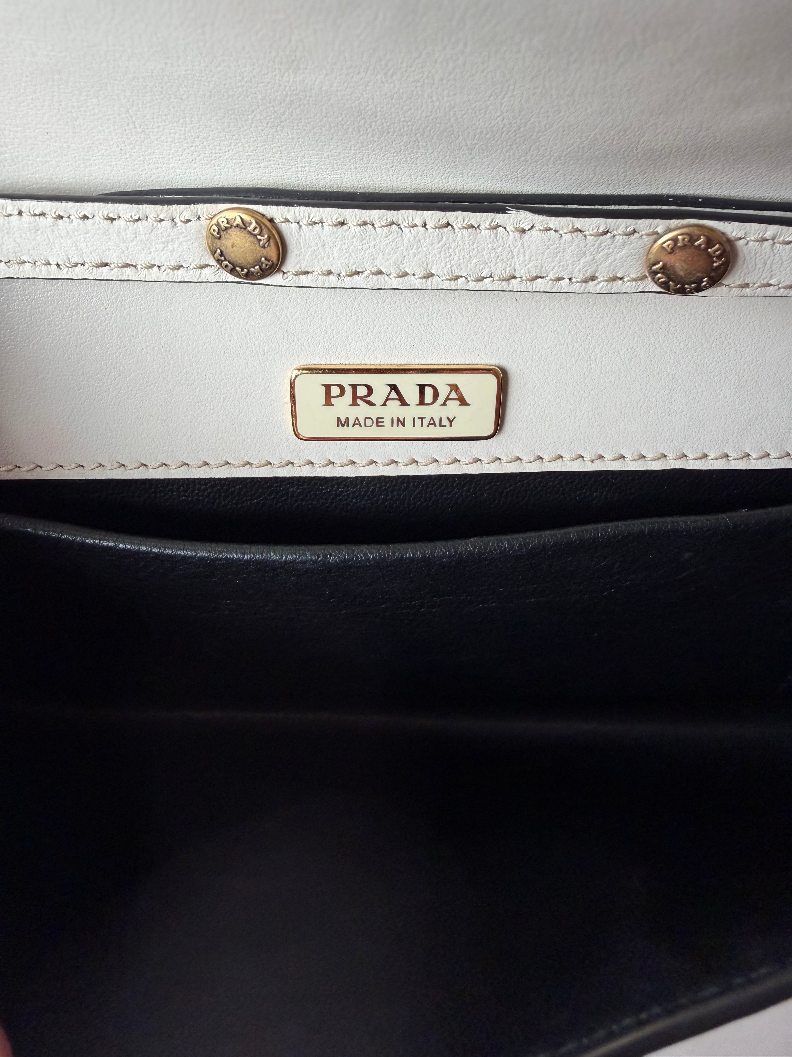 Prada White Crossbody
