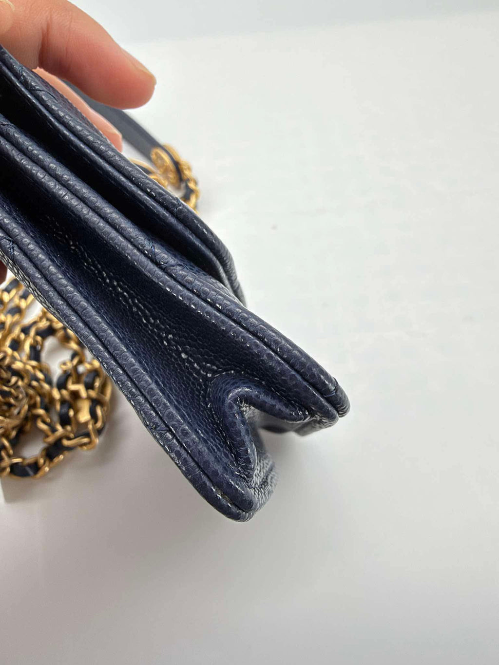 Chanel Navy Caviar Mini Crossbody