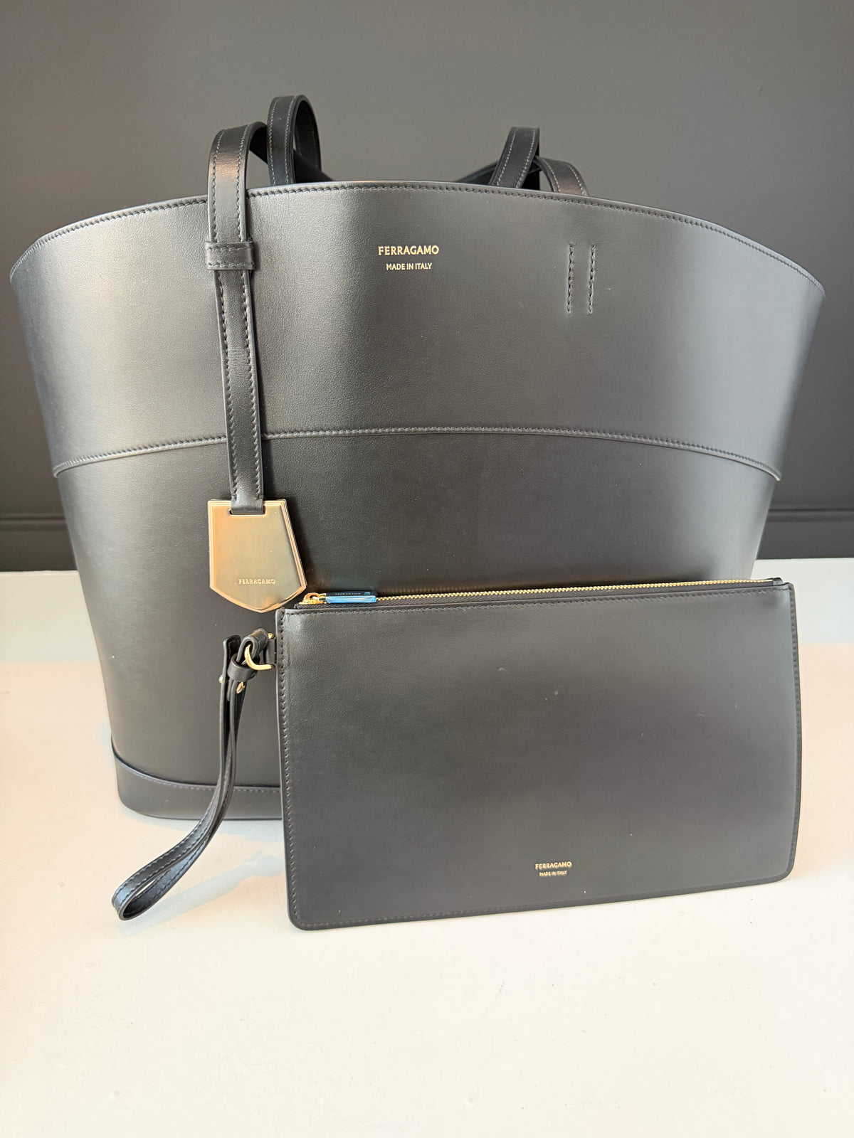 Ferragamo Tote Black