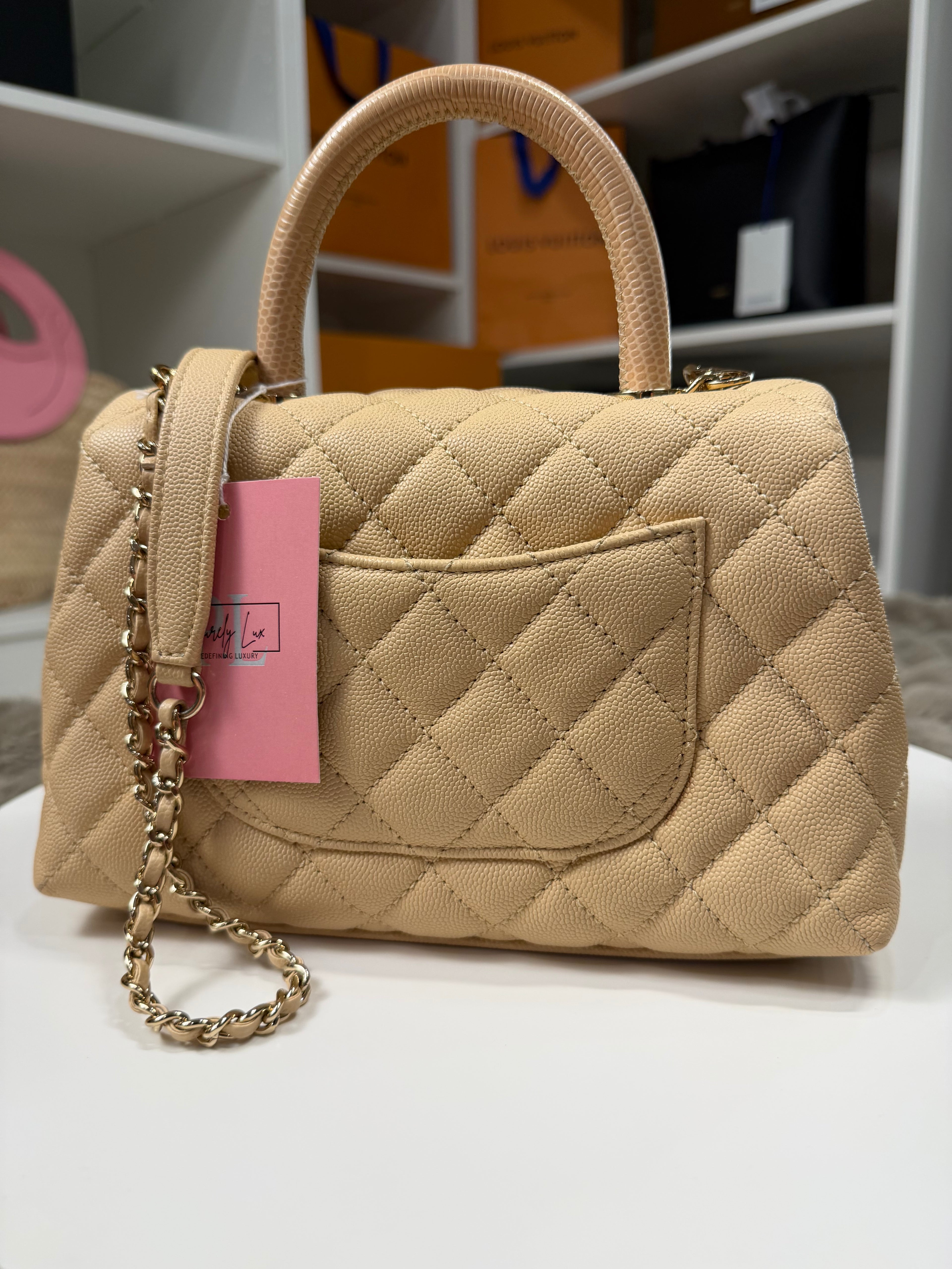 Chanel Coco Handle Beige Mini