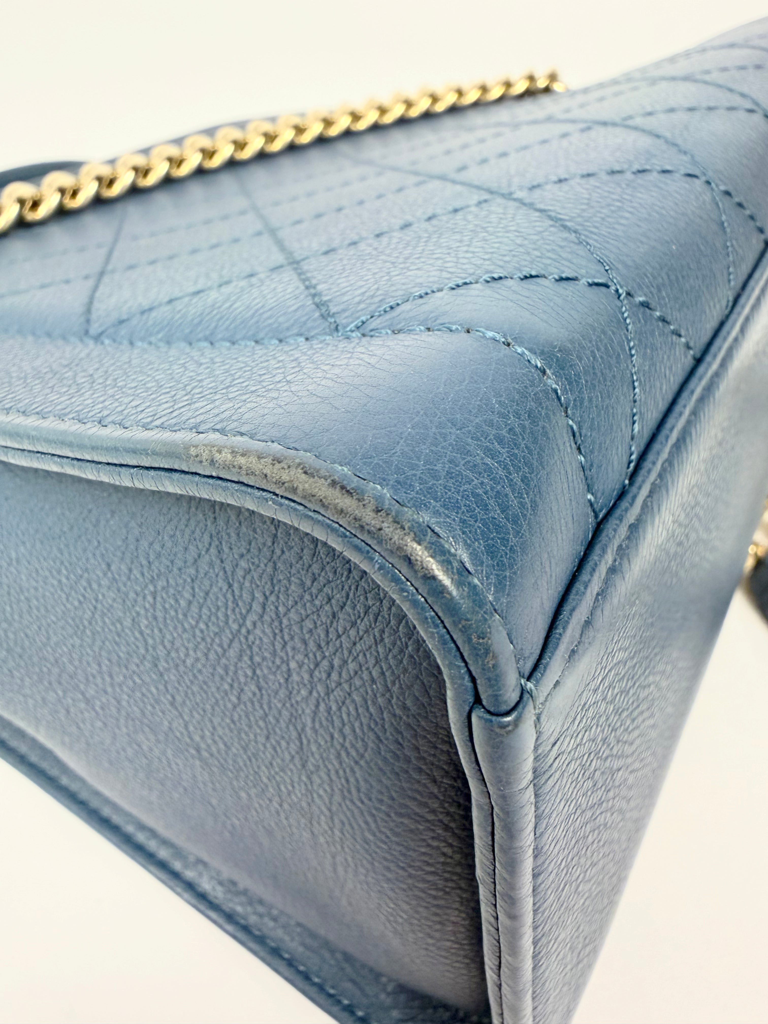 Chanel Blue Shopper Tote Crossbody