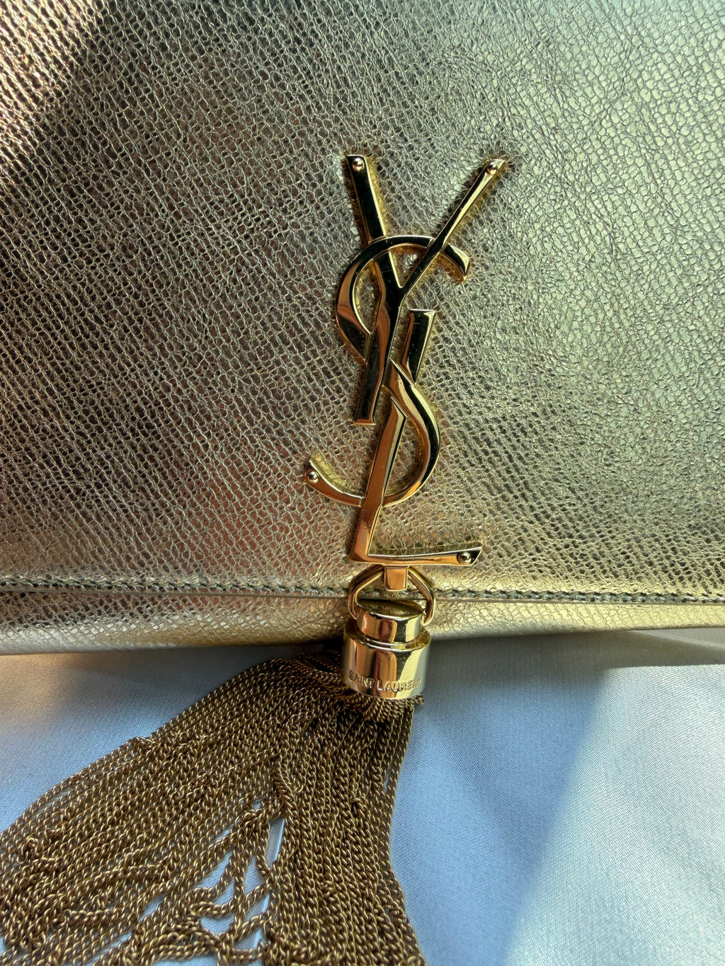 YSL Gold Crossbody