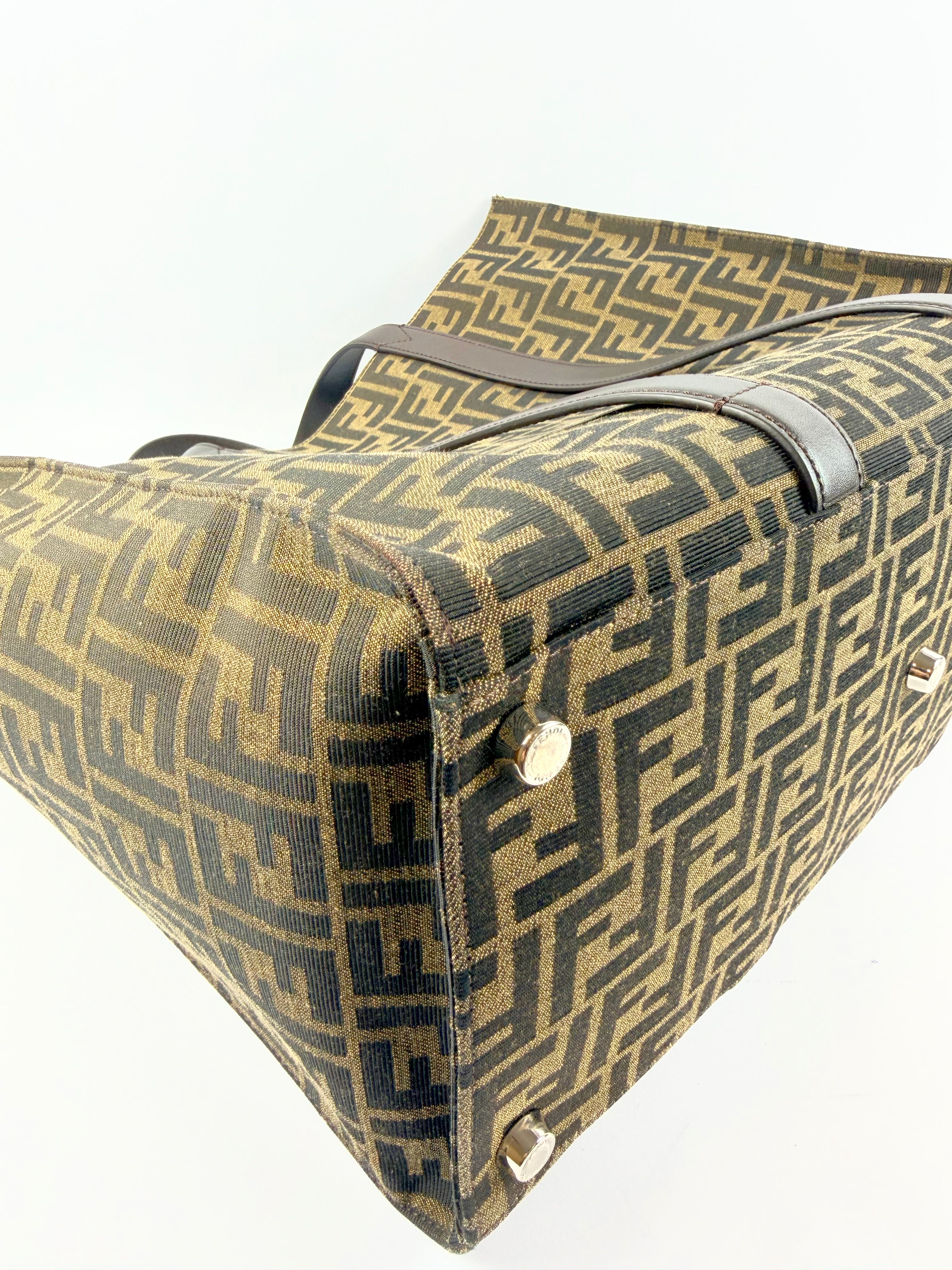 Fendi Zucca Tote Crossbody