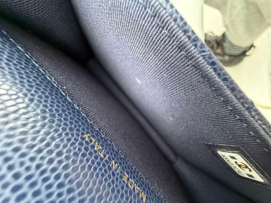 Chanel Navy Caviar Mini Crossbody
