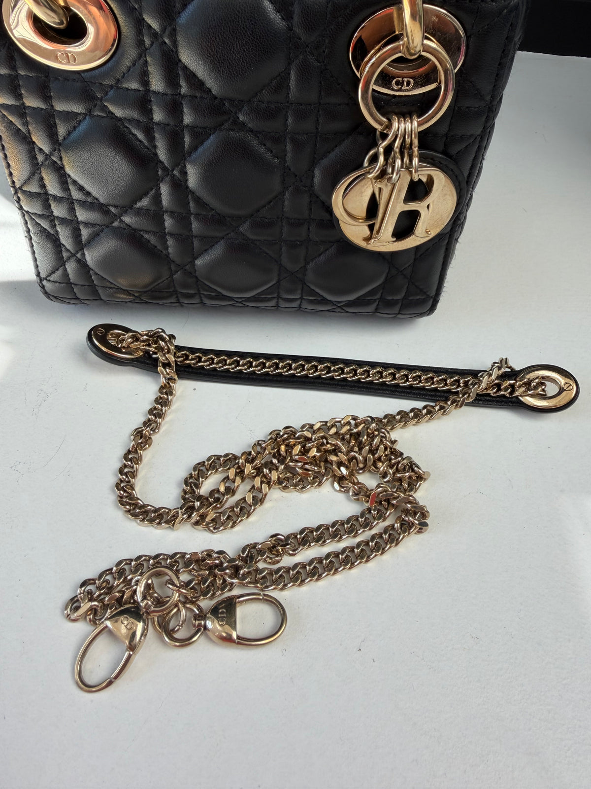 Christian Dior Lady Mini Black