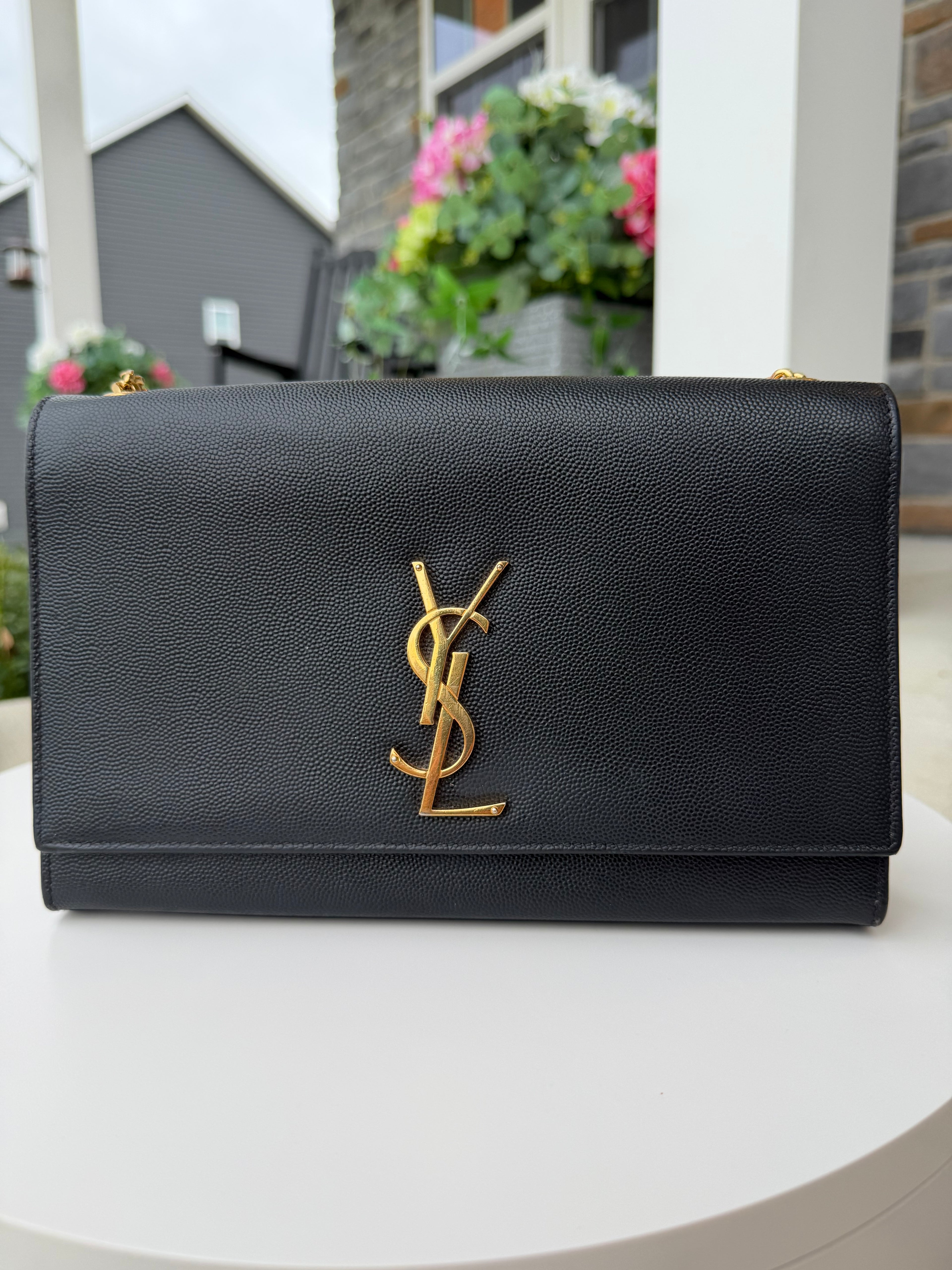 YSL Crossbody Black