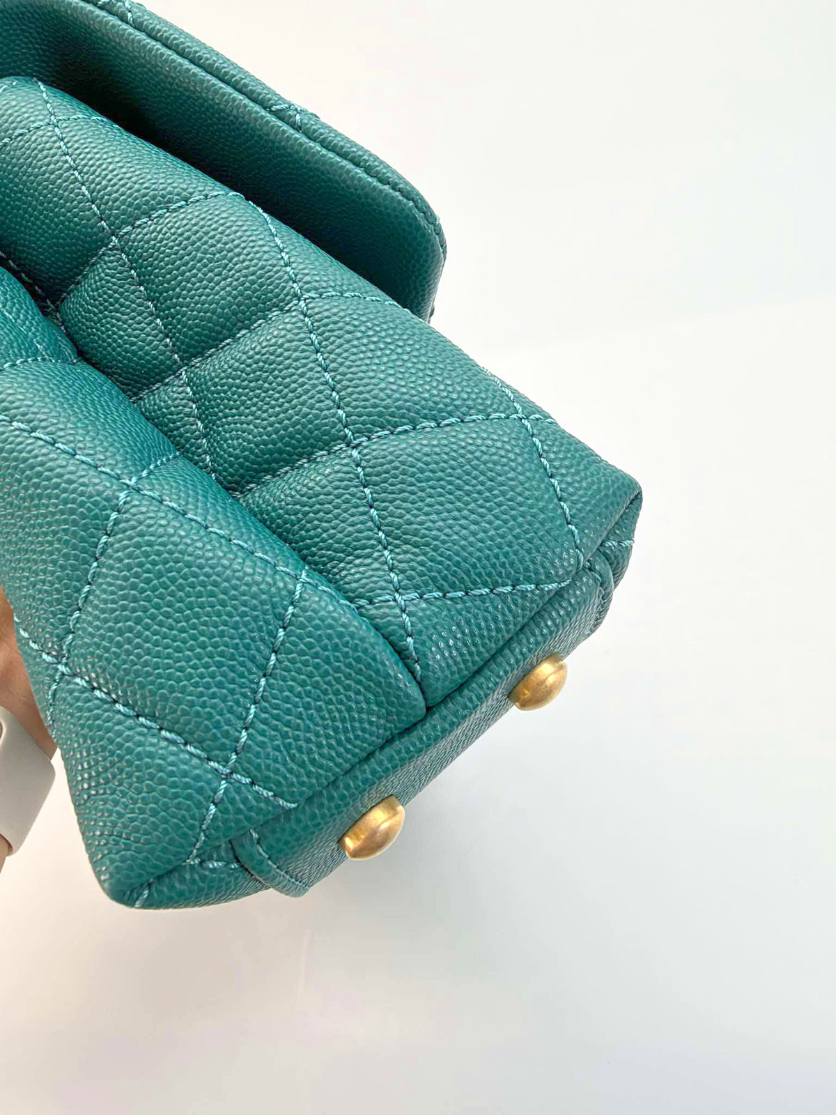 Chanel Coco Handle Green/Teal