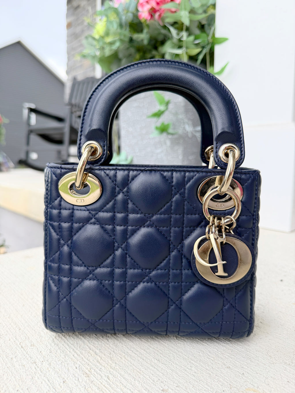 Christian Dior Mini Navy Blue