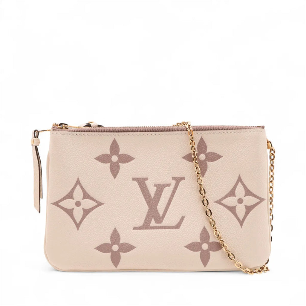 Louis Vuitton Monogram Empreinte Pochette Double Zip