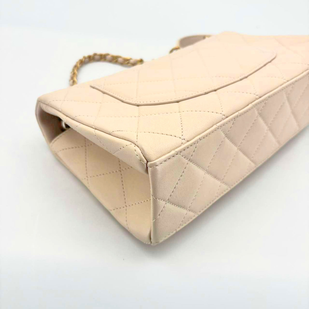 Chanel Beige Microchipped Crossbody