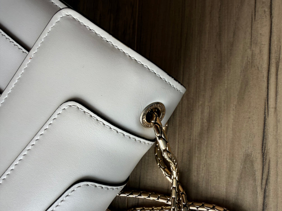 Bvlgari Medium Serpenti White