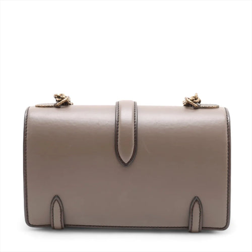 Bottega Veneta City Knot Leather Chain Shoulder Bag Brown