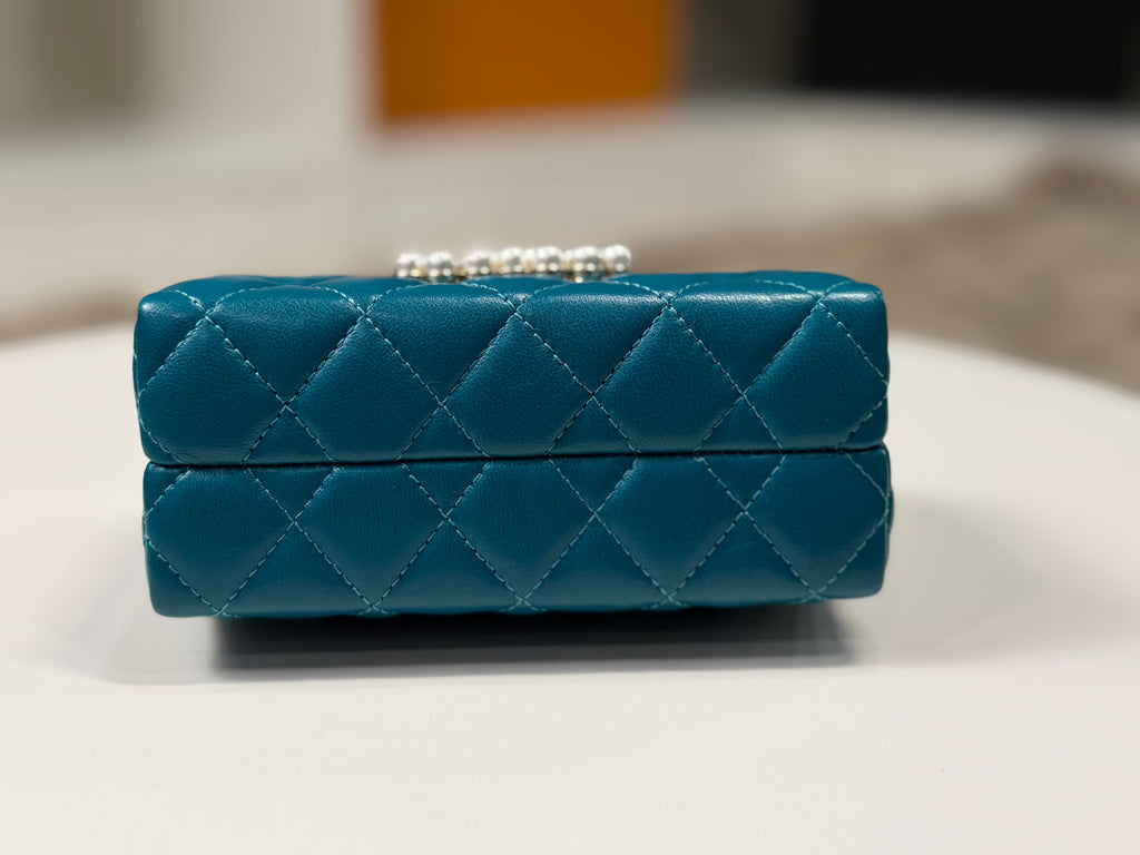 Chanel Pearl Teal Crossbody