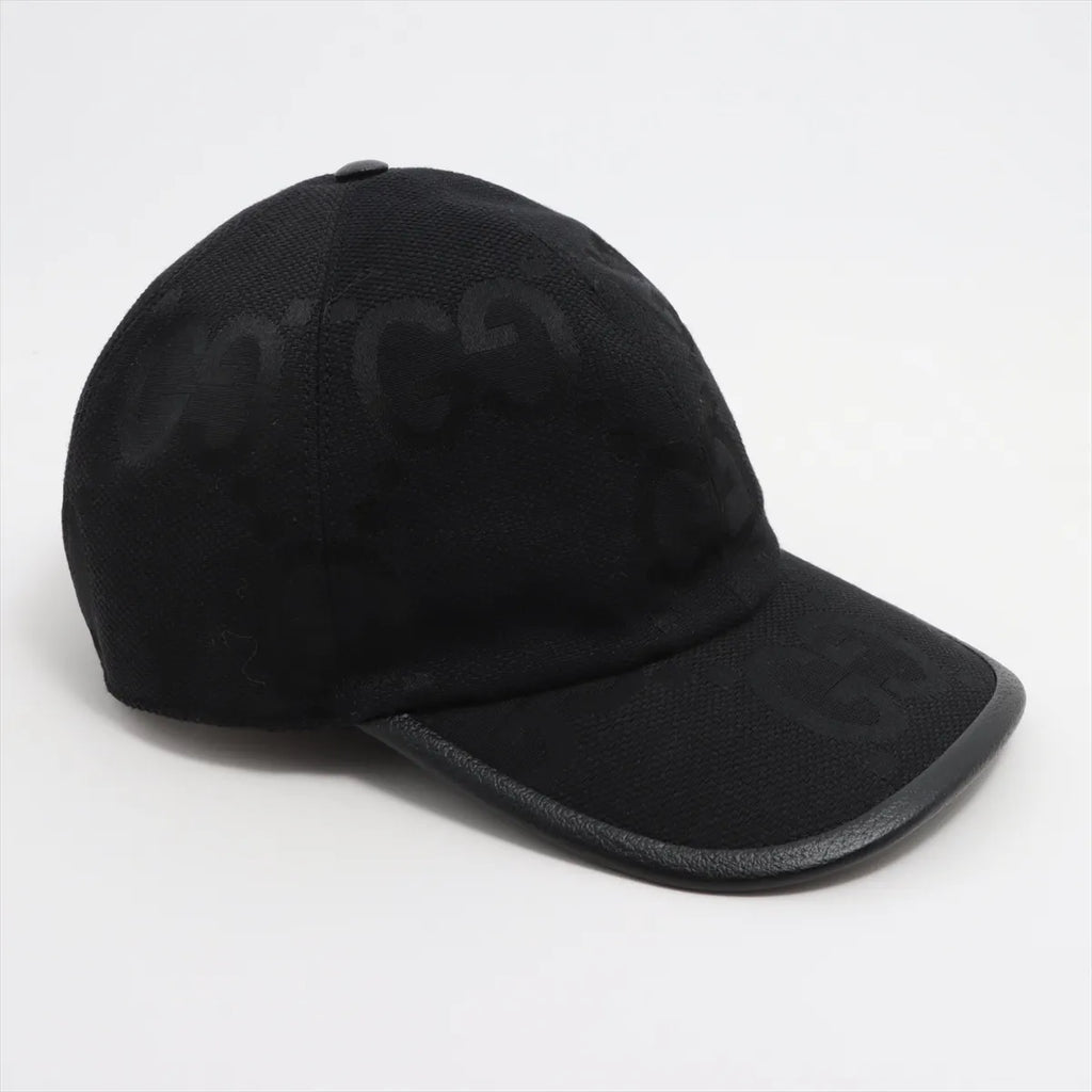 Gucci GG Cap Large Cotton & Polyester Black