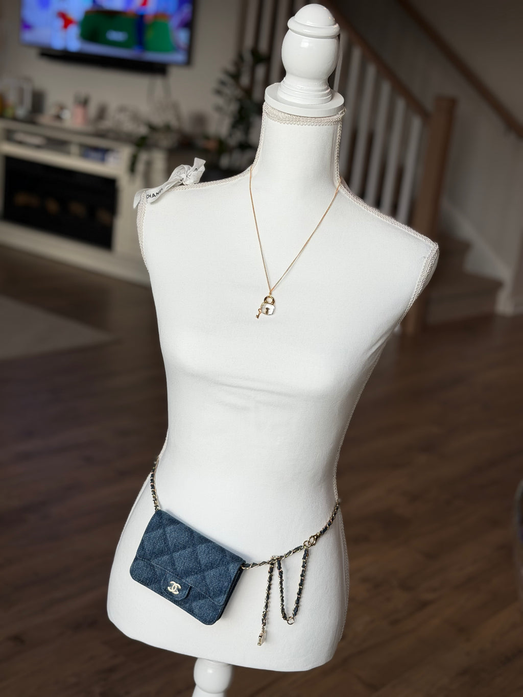 Chanel Denim Waist Bag