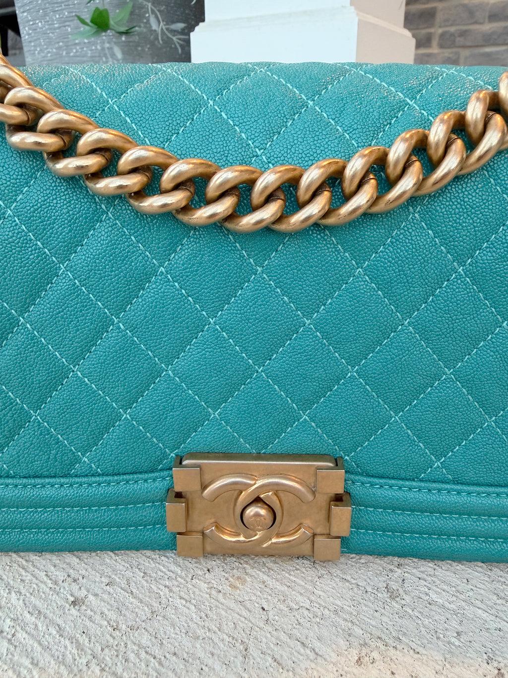 Chanel Medium Caviar Boy Bag