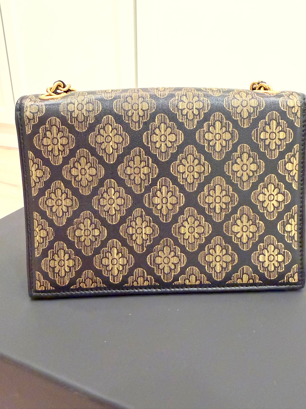 Chanel Black Gold Crossbody