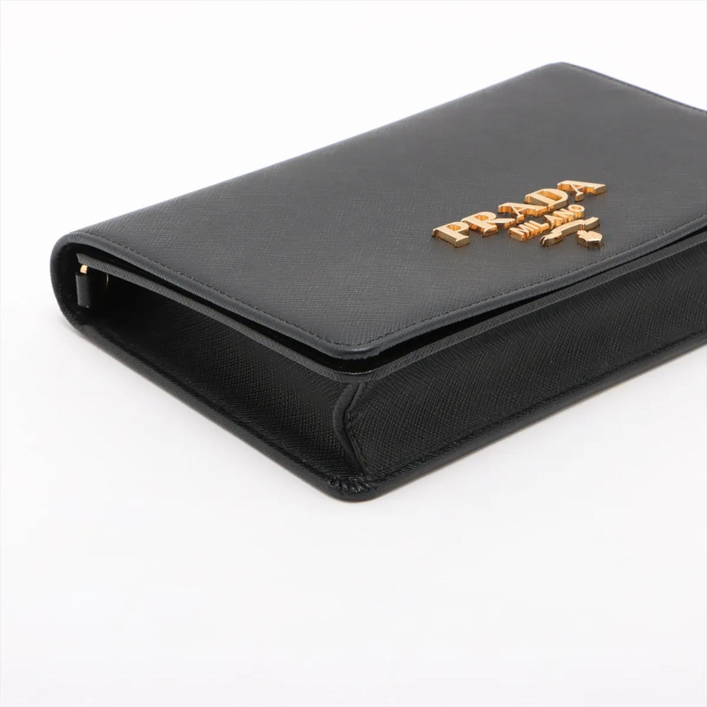Prada Saffiano Leather Mini Bag Black