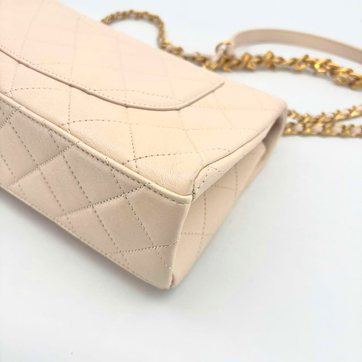Chanel Beige Microchipped Crossbody