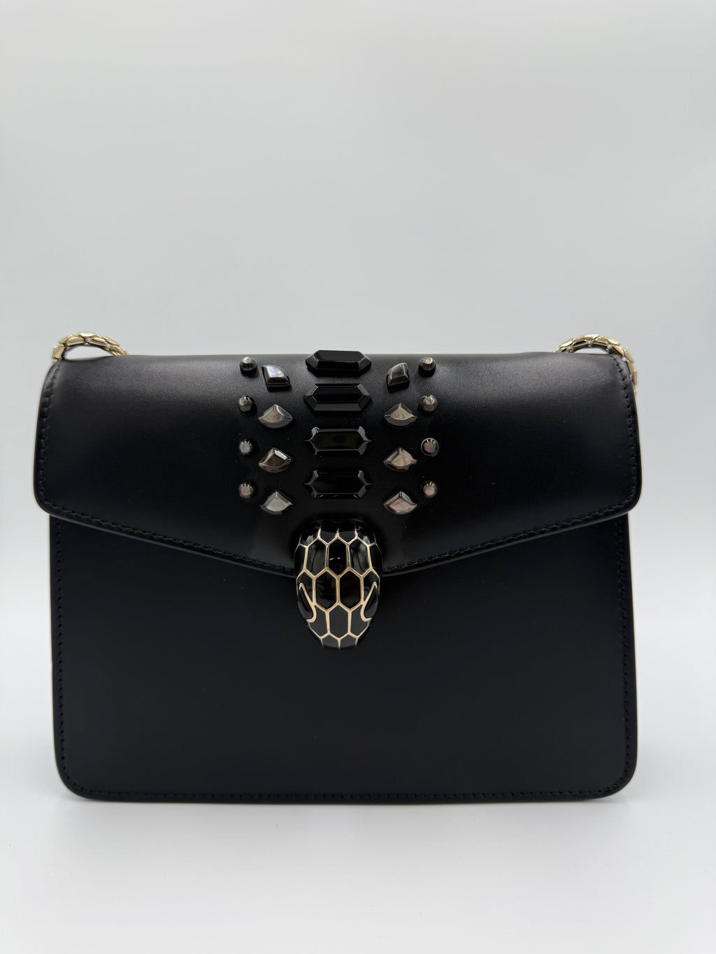 Bvlgari Black Crossbody + Shoulder
