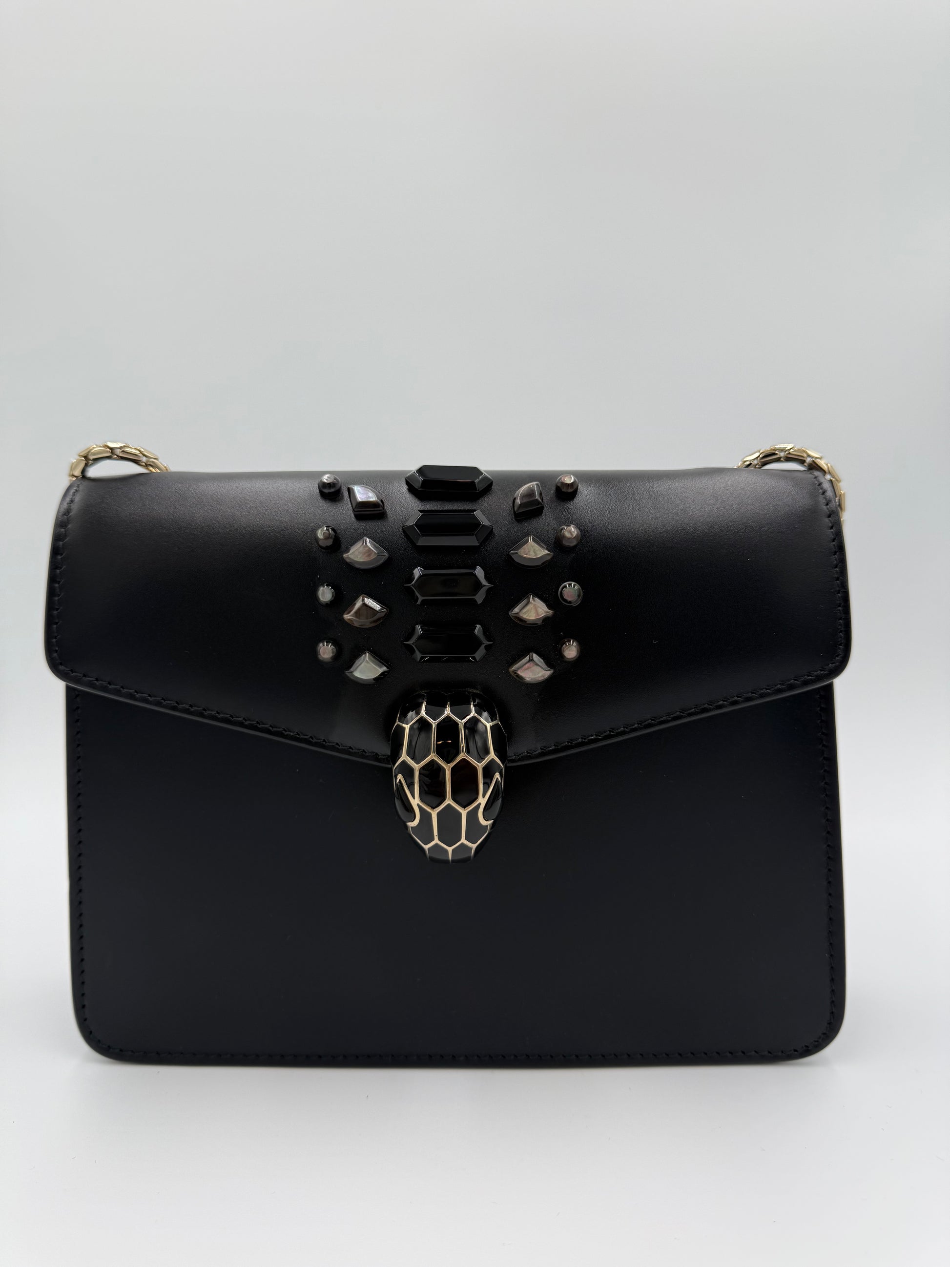 Bvlgari Black Crossbody + Shoulder