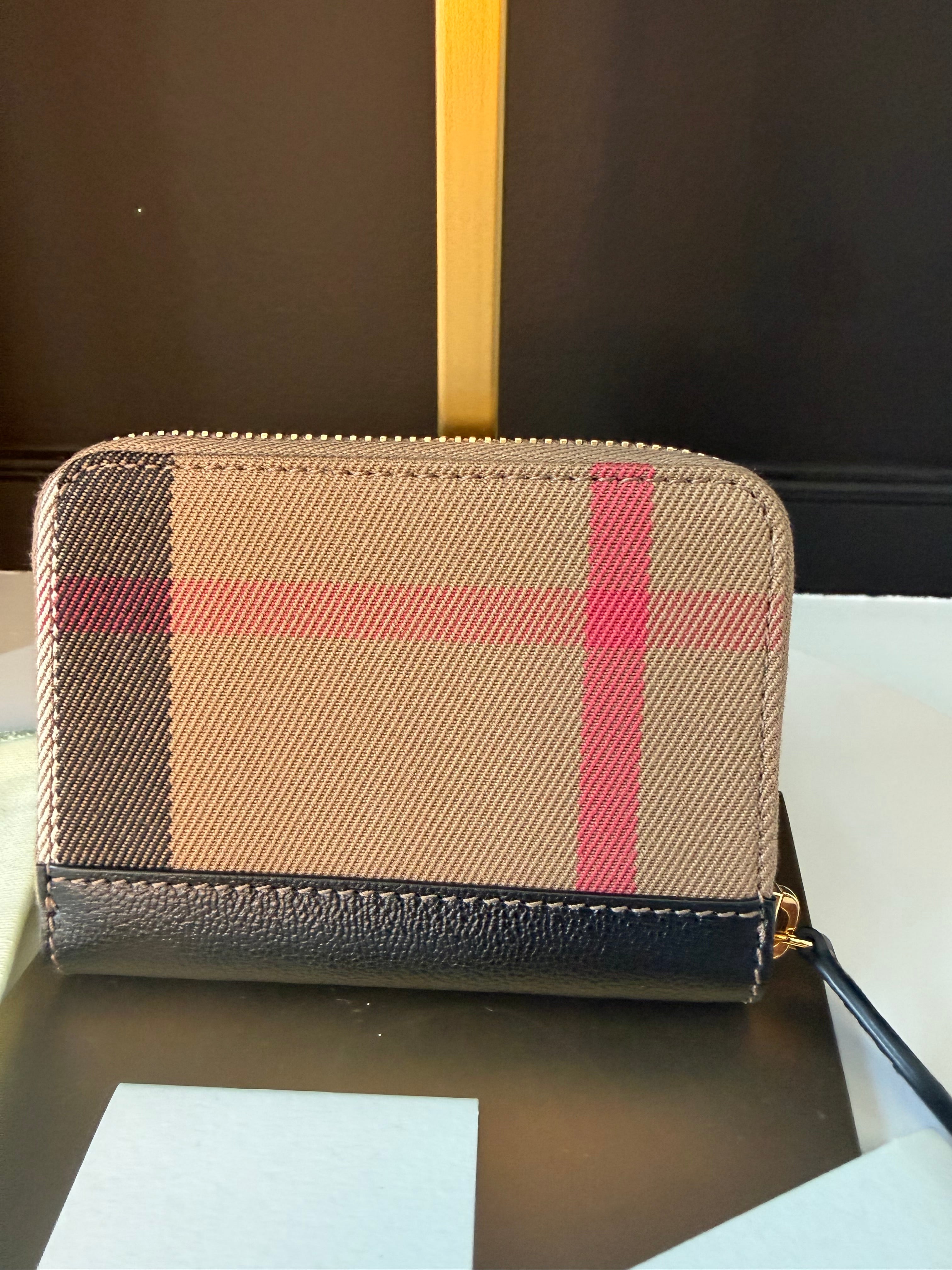 Burberry Compact Zip New with Tags