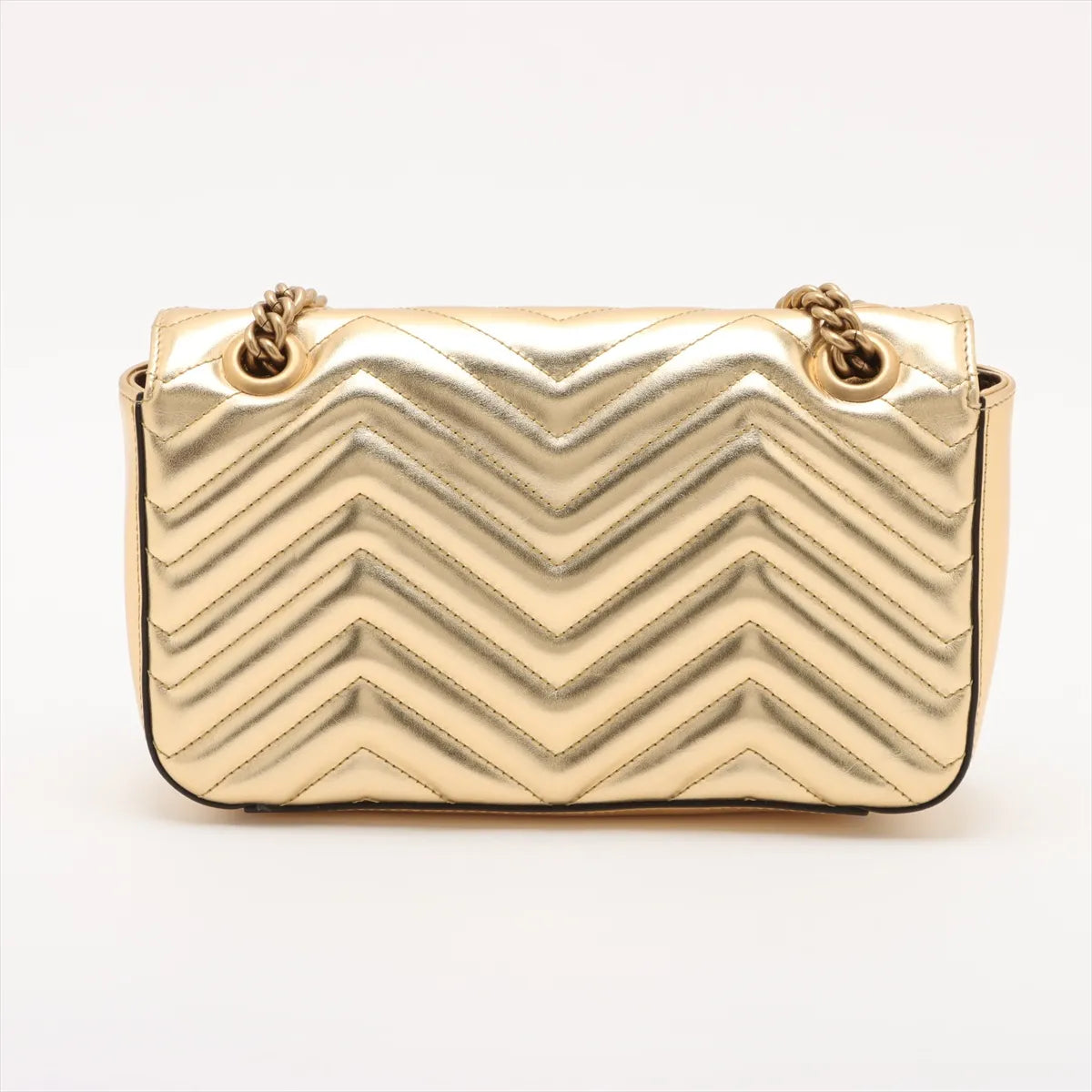 Gucci GG Marmont Leather Shoulder bag Gold
