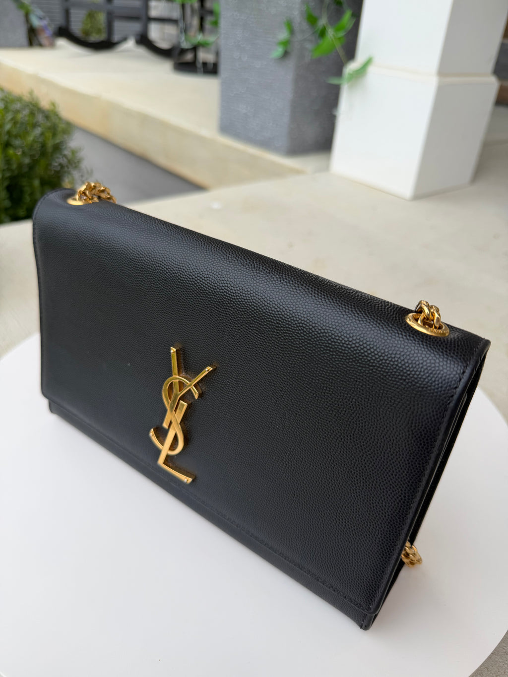 YSL Crossbody Black