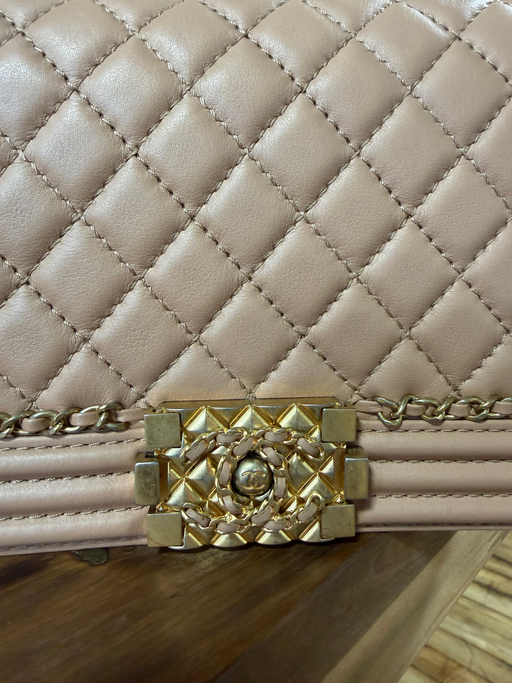 Chanel Medium Boy Bag Chain Around