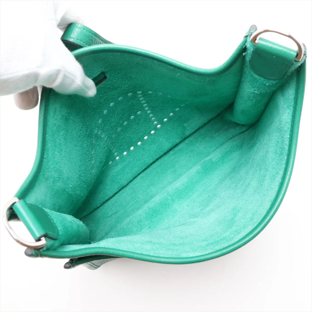 Hermes Evelyn III 29 PM Taurillon Clemence Vert Vertigo Stamp A