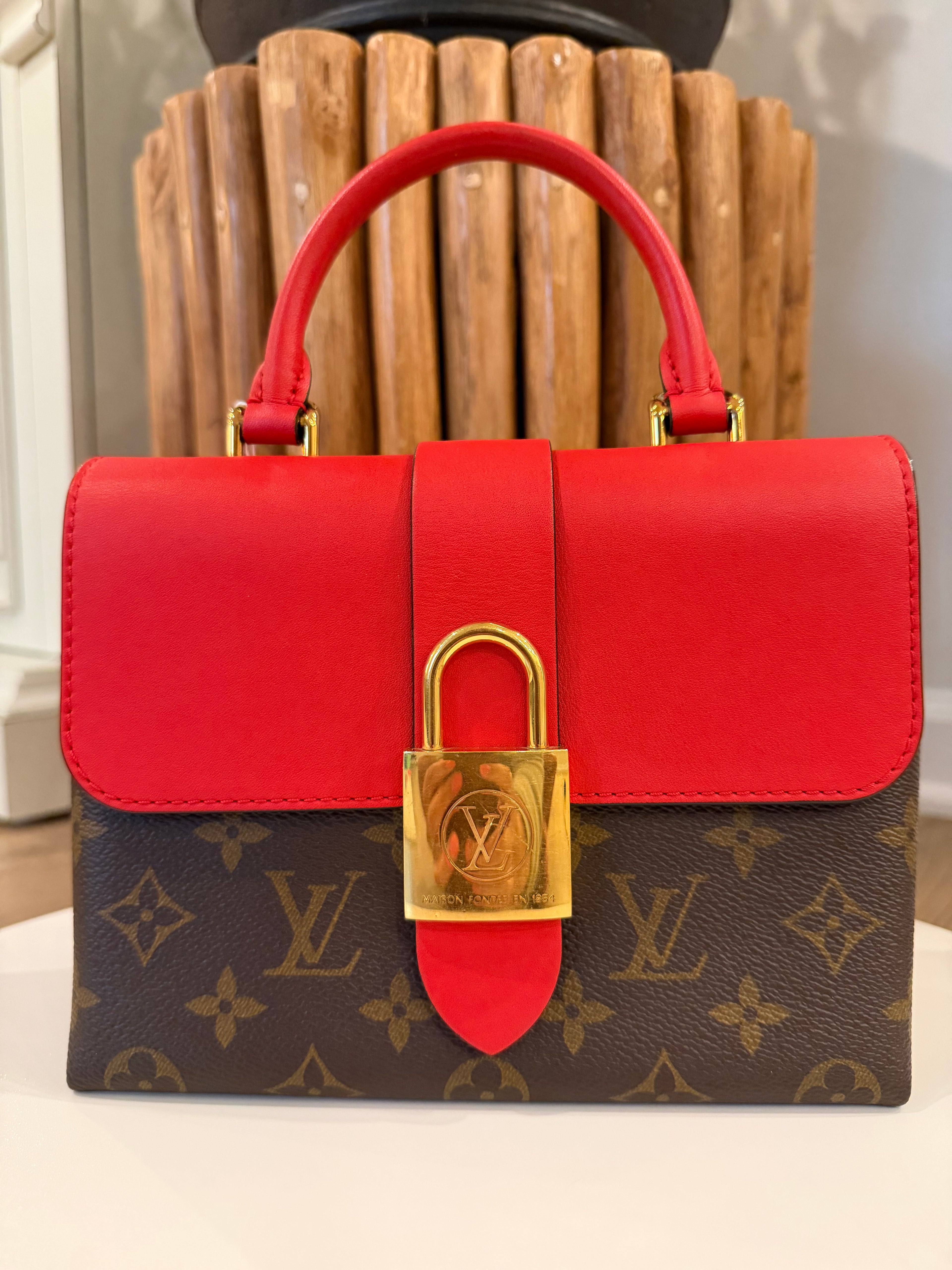 Louis Vuitton Red Locky