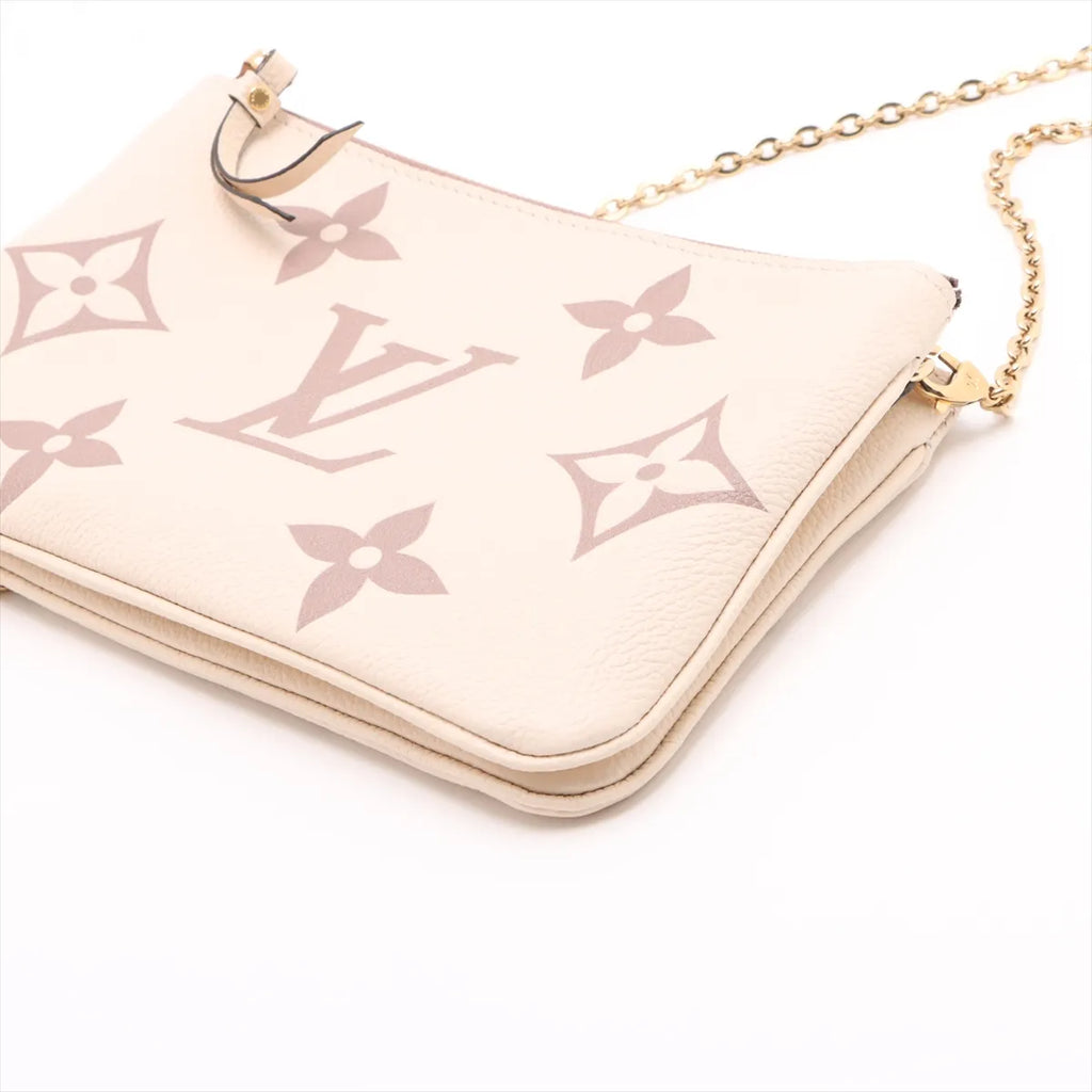 Louis Vuitton Monogram Empreinte Pochette Double Zip