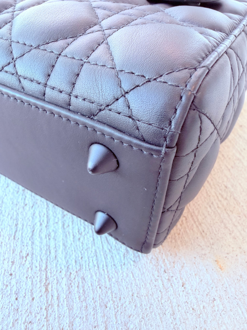 Christian Dior Small Matte Black Lady